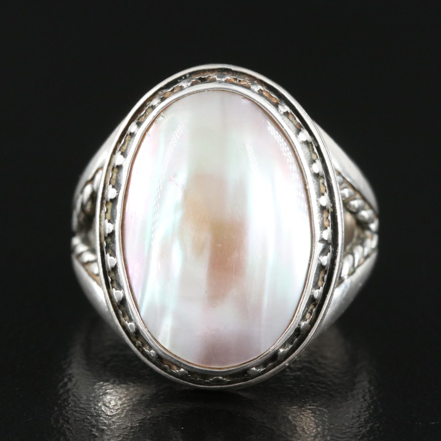 Sterling Shell Ring