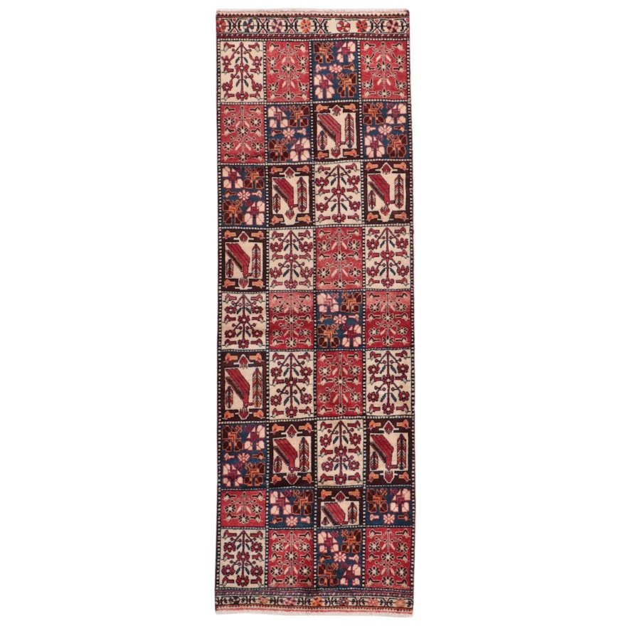 3'4 x 10'5 Hand-Knotted Persian Bakhtiari Long Rug