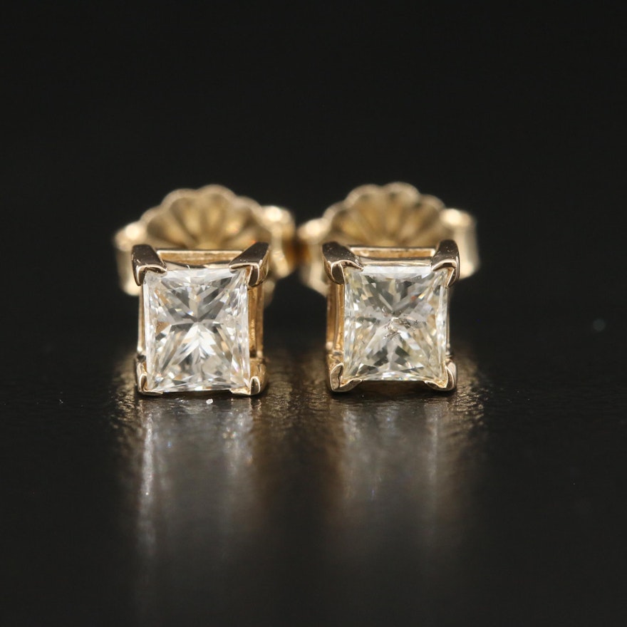 14K 0.65 CTW Diamond Stud Earrings
