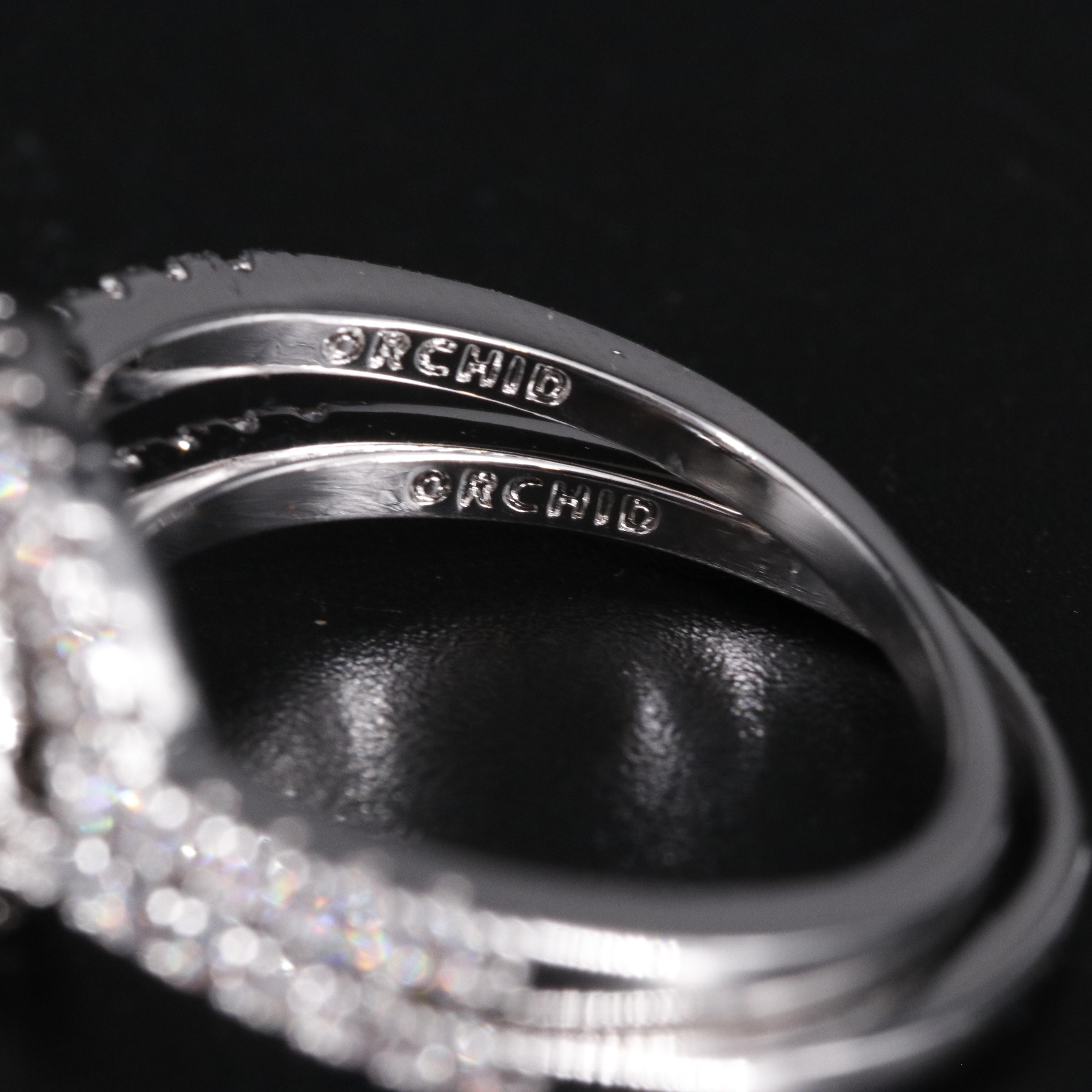 Cubic Zirconia Ring and Enhancer Band