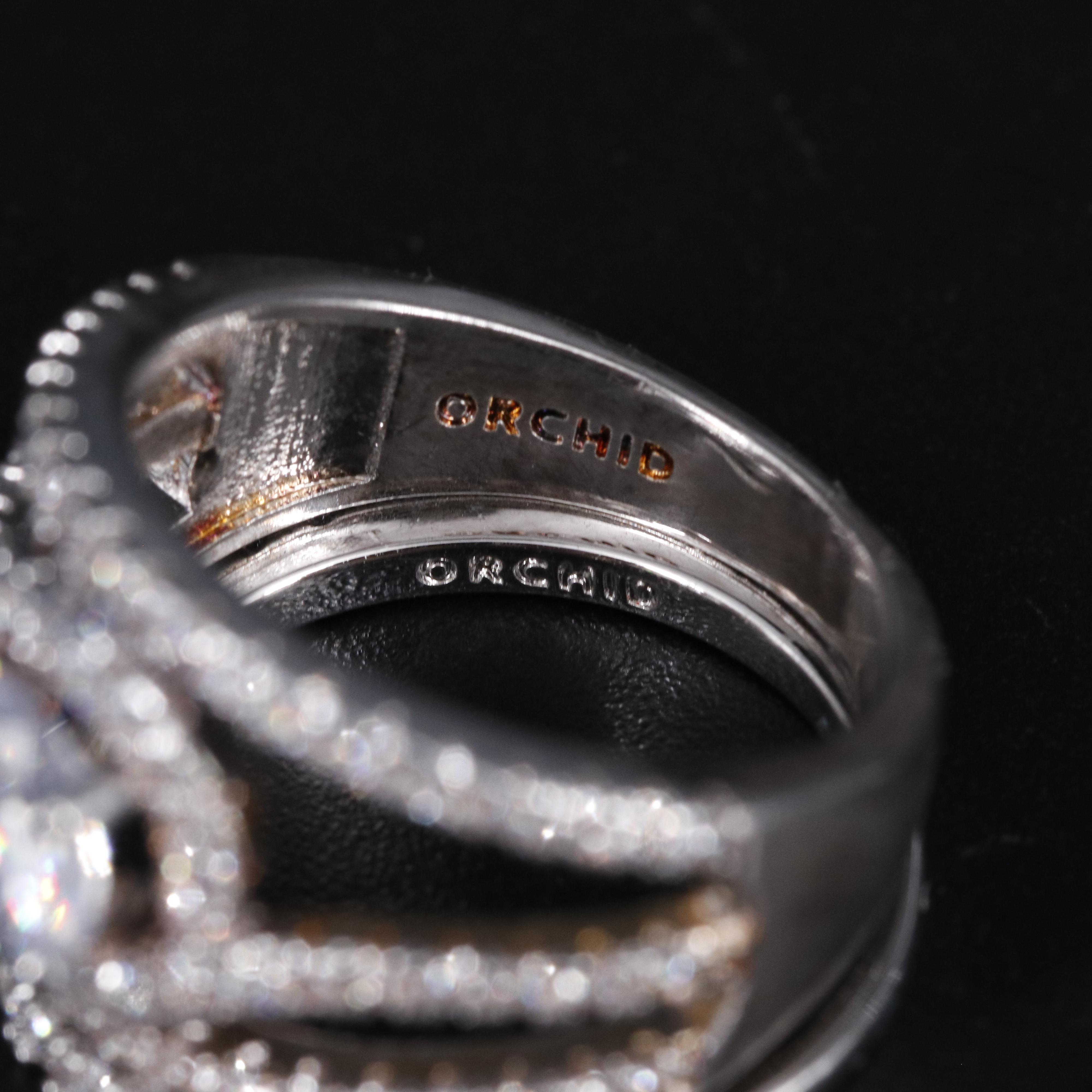 Cubic Zirconia Ring and Enhancer Band