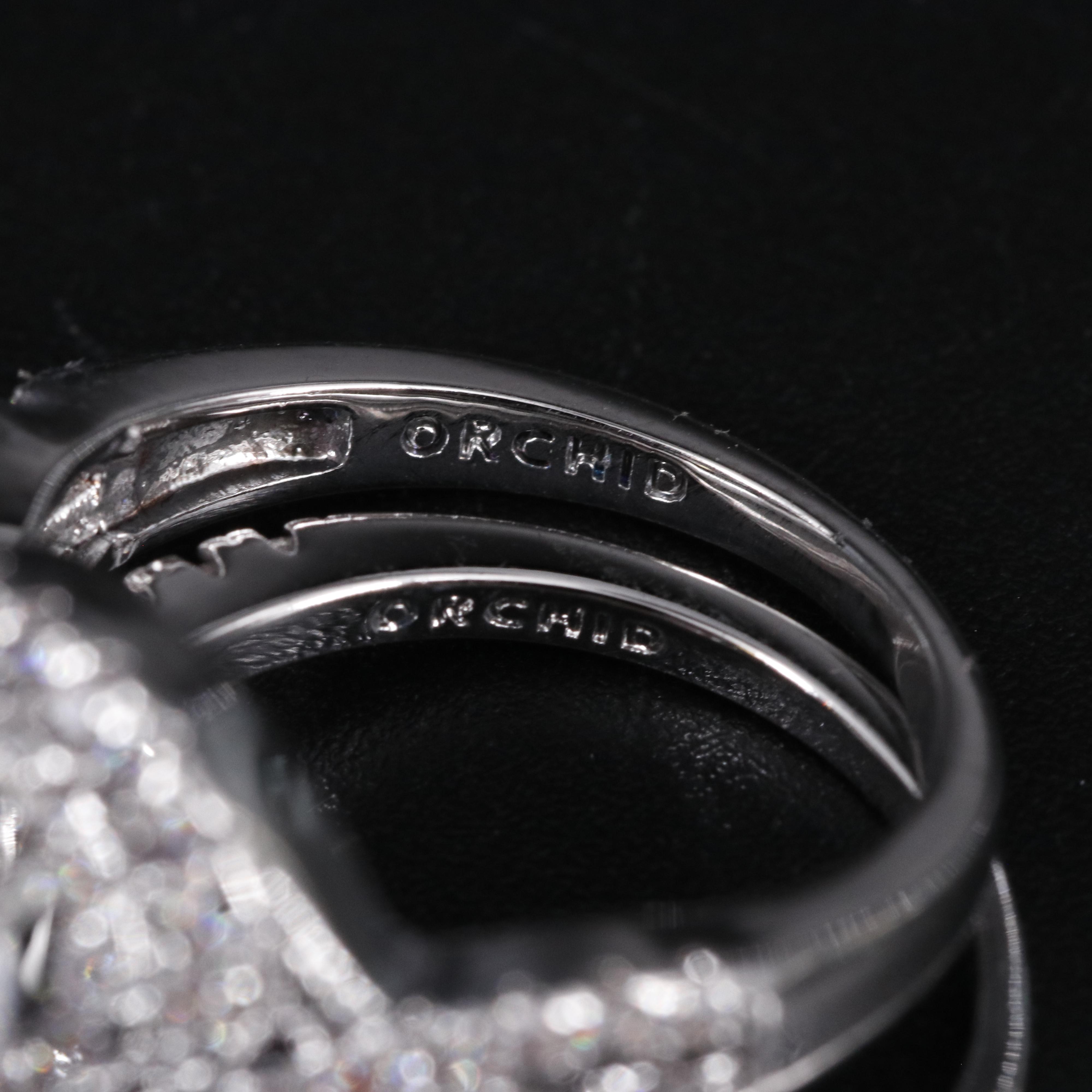 Cubic Zirconia Ring and Enhancer Band