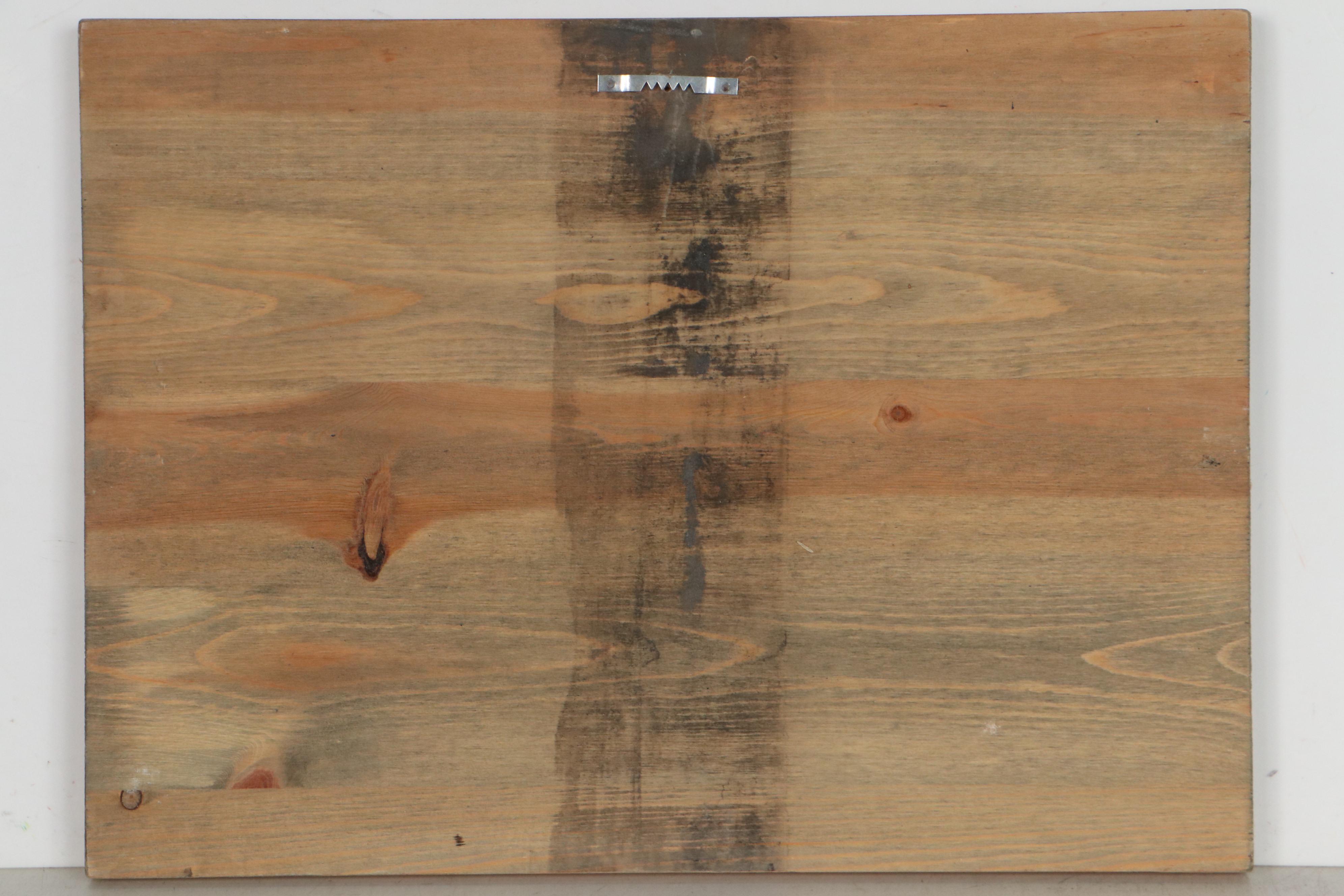 Wooden Antiques Store Sign