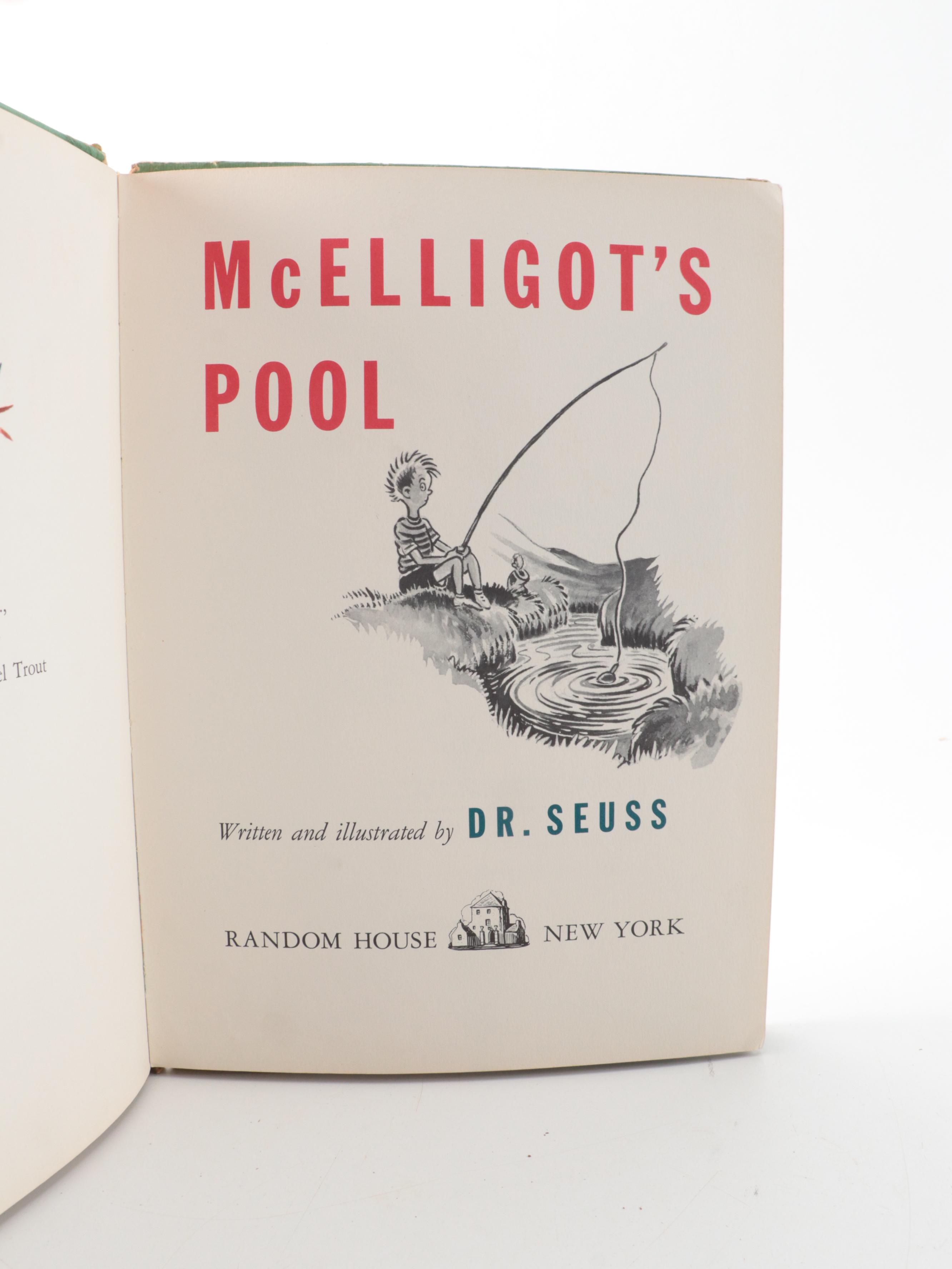 Illustrated "McElligot's Pool" by Dr. Seuss, 1947