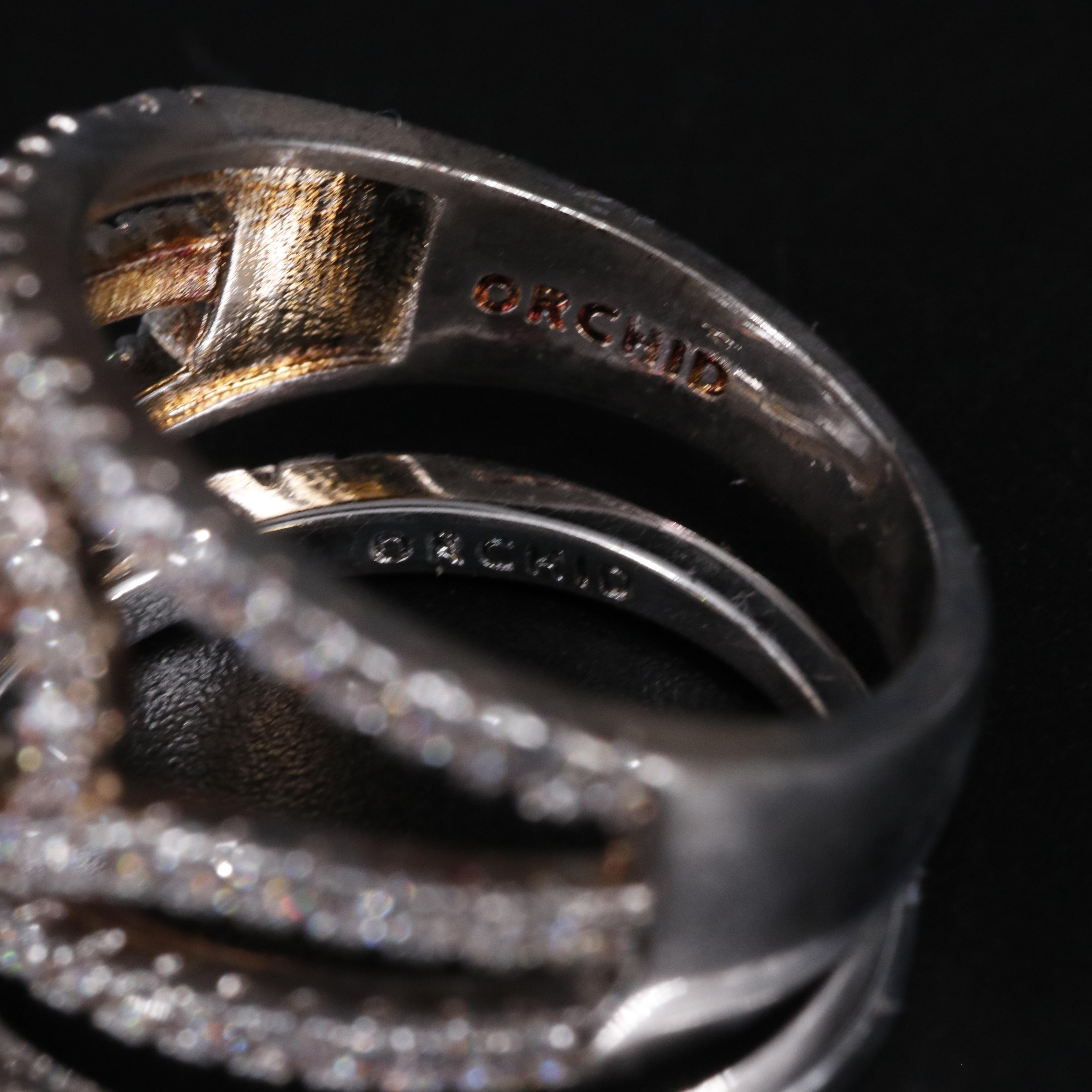 Cubic Zirconia Ring and Enhancer Band