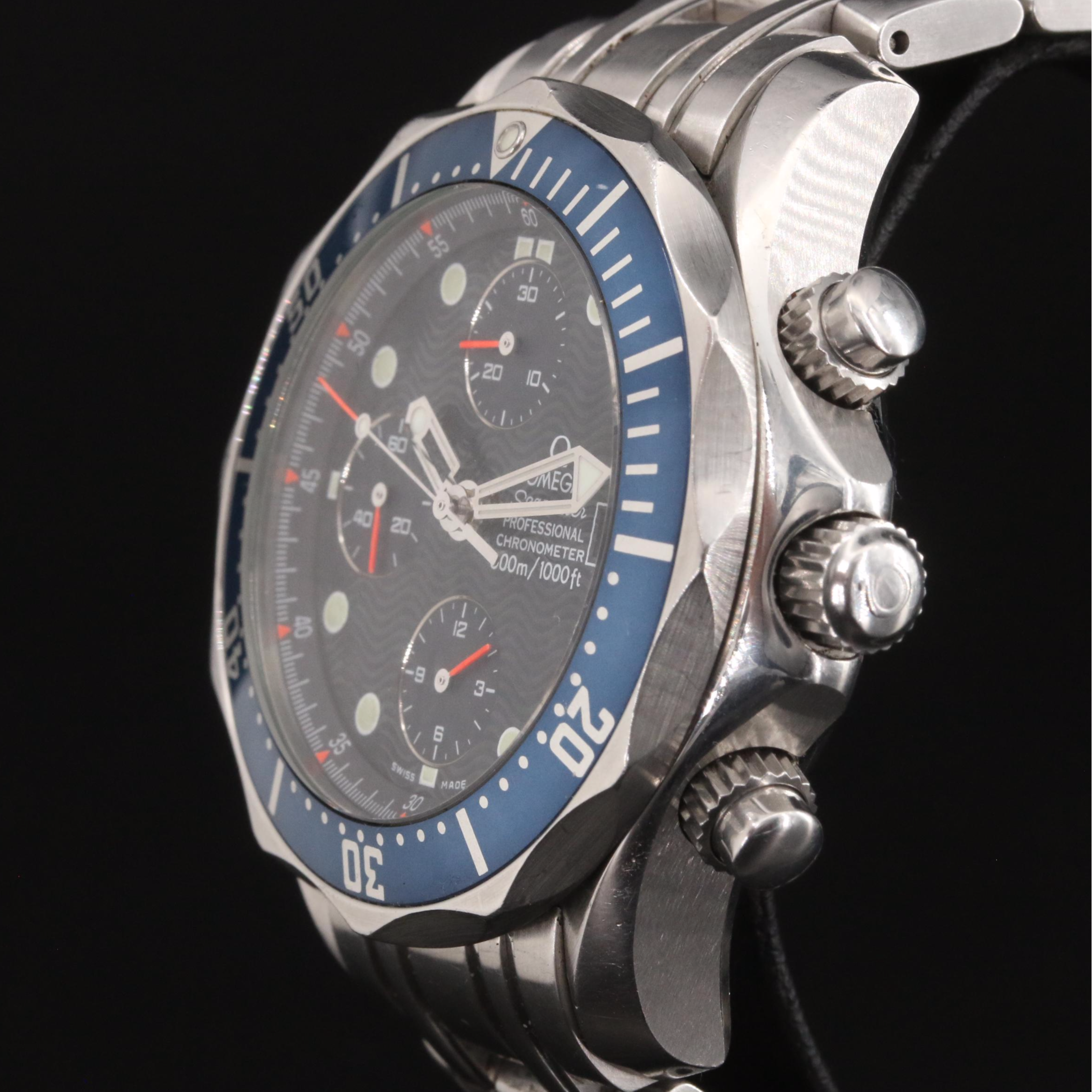 Omega Seamaster Professional Chronograph Blue 42mm Stainless Steel Watch