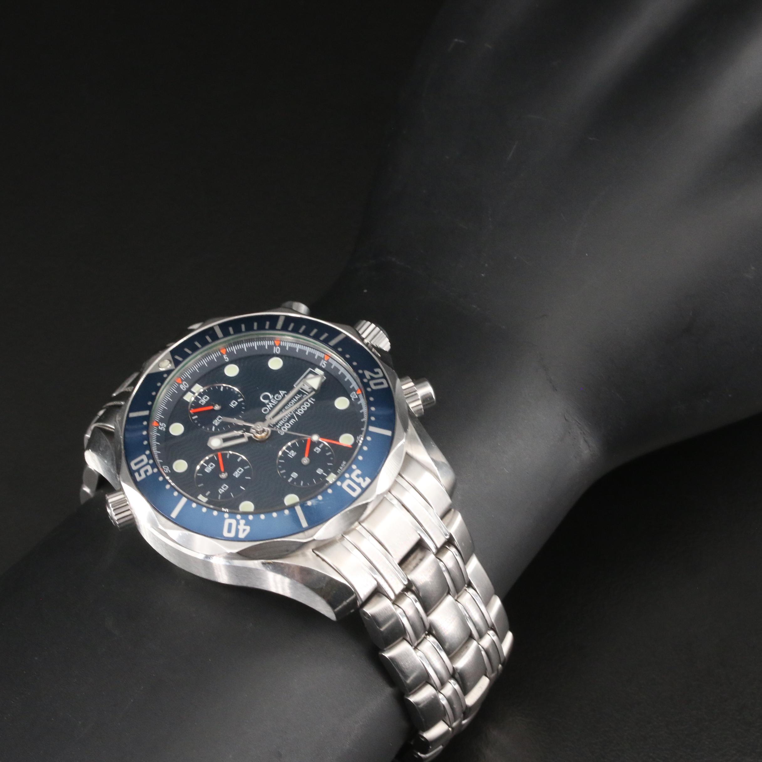 Omega Seamaster Professional Chronograph Blue 42mm Stainless Steel Watch