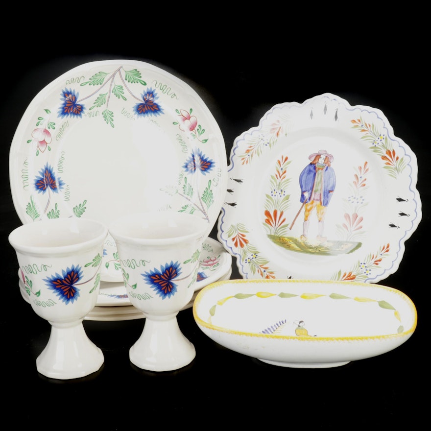 Simpson Ltd. The Henry Ford Museum Tableware and Quimper Plates