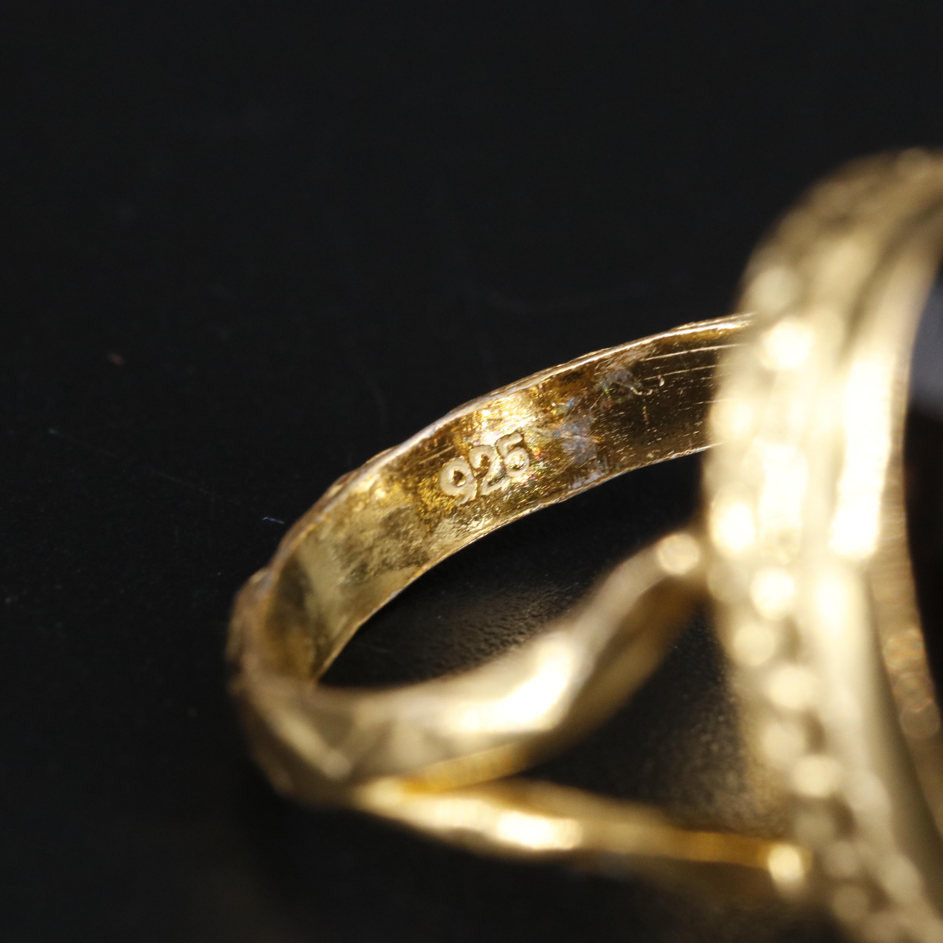 Sterling Silver Gemstone Ring