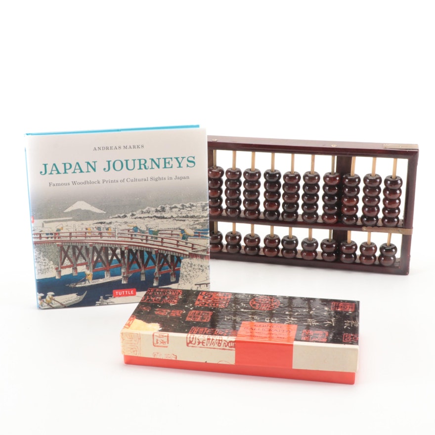 "Japan Journeys" by Andreas Marks, MMA Chinese Calligraphy Note Cards and Abacus