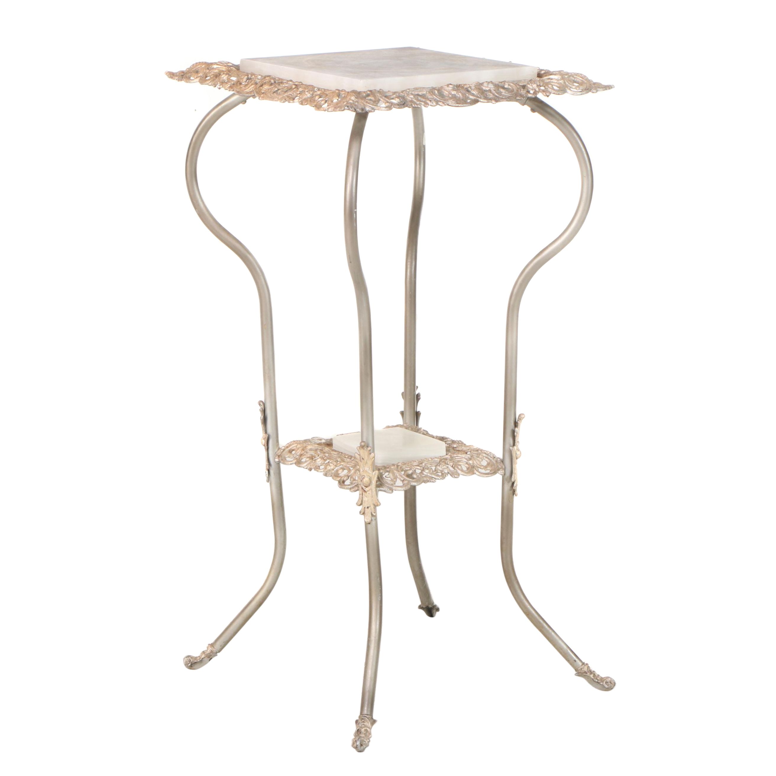 Victorian Style Cast Aluminum Plant Stand