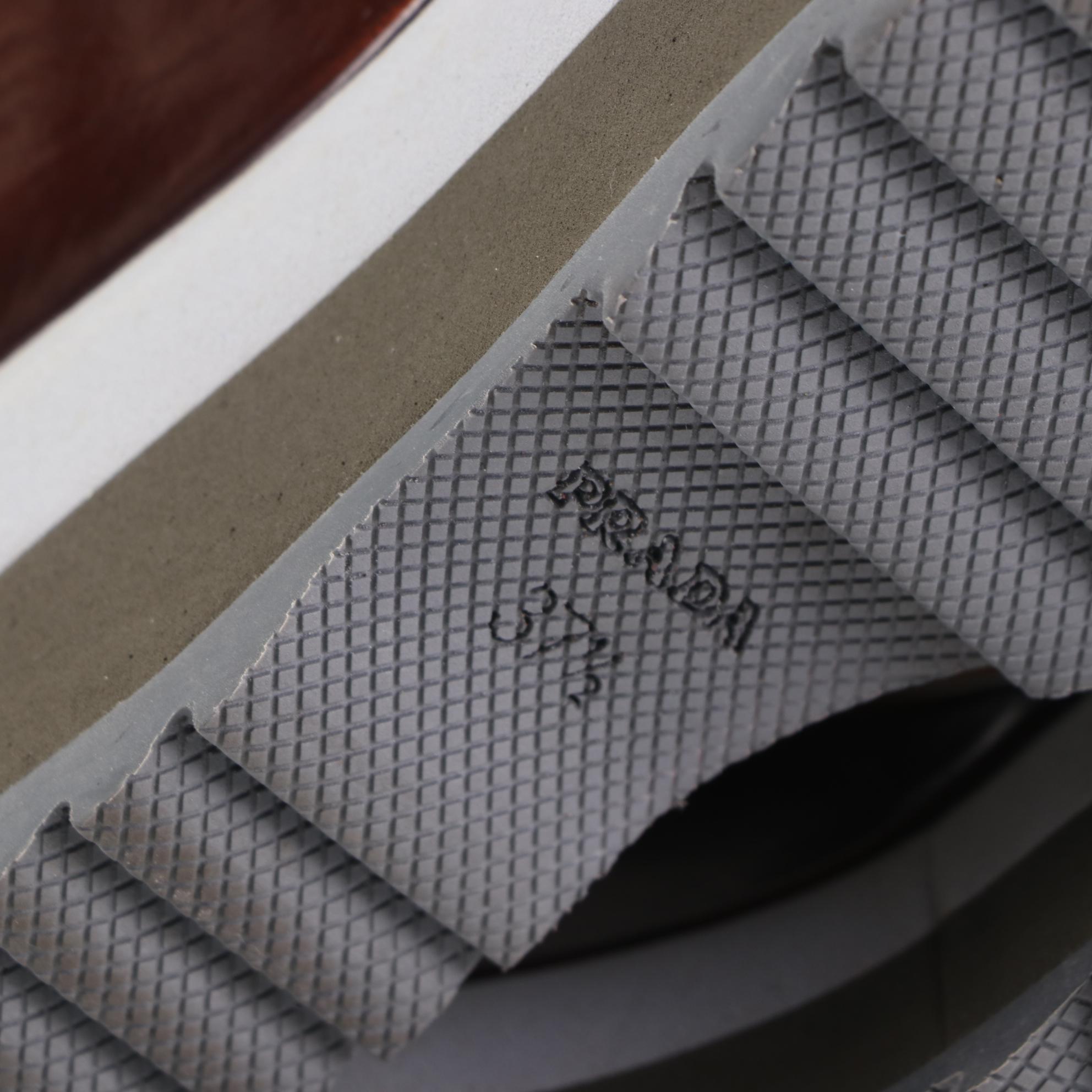 Prada Mary Jane Platform Wedges in Brown Leather