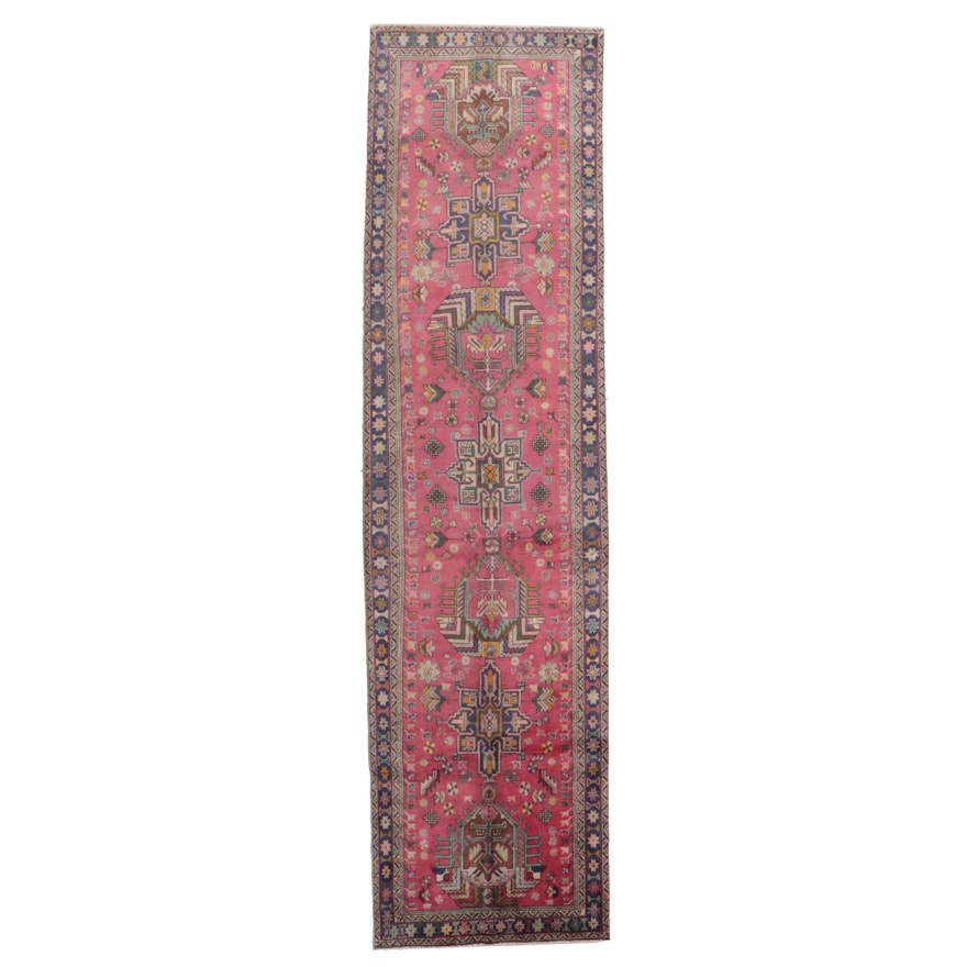 3'8 x 14'3 Hand-Knotted Persian Lamberan Long Rug