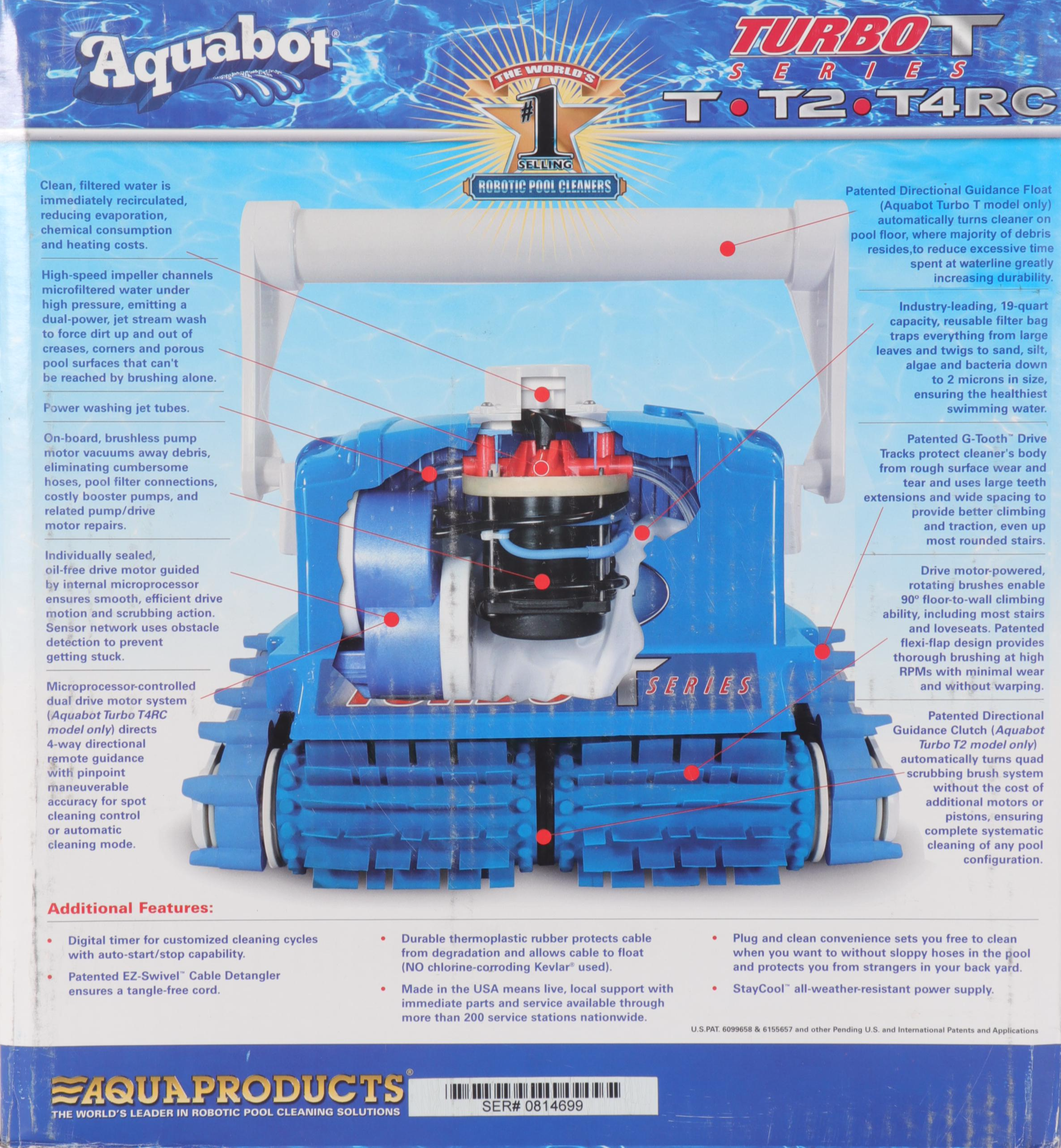 Aquabot Turbo T2 In Ground Automatic Swimming Pool Cleaner