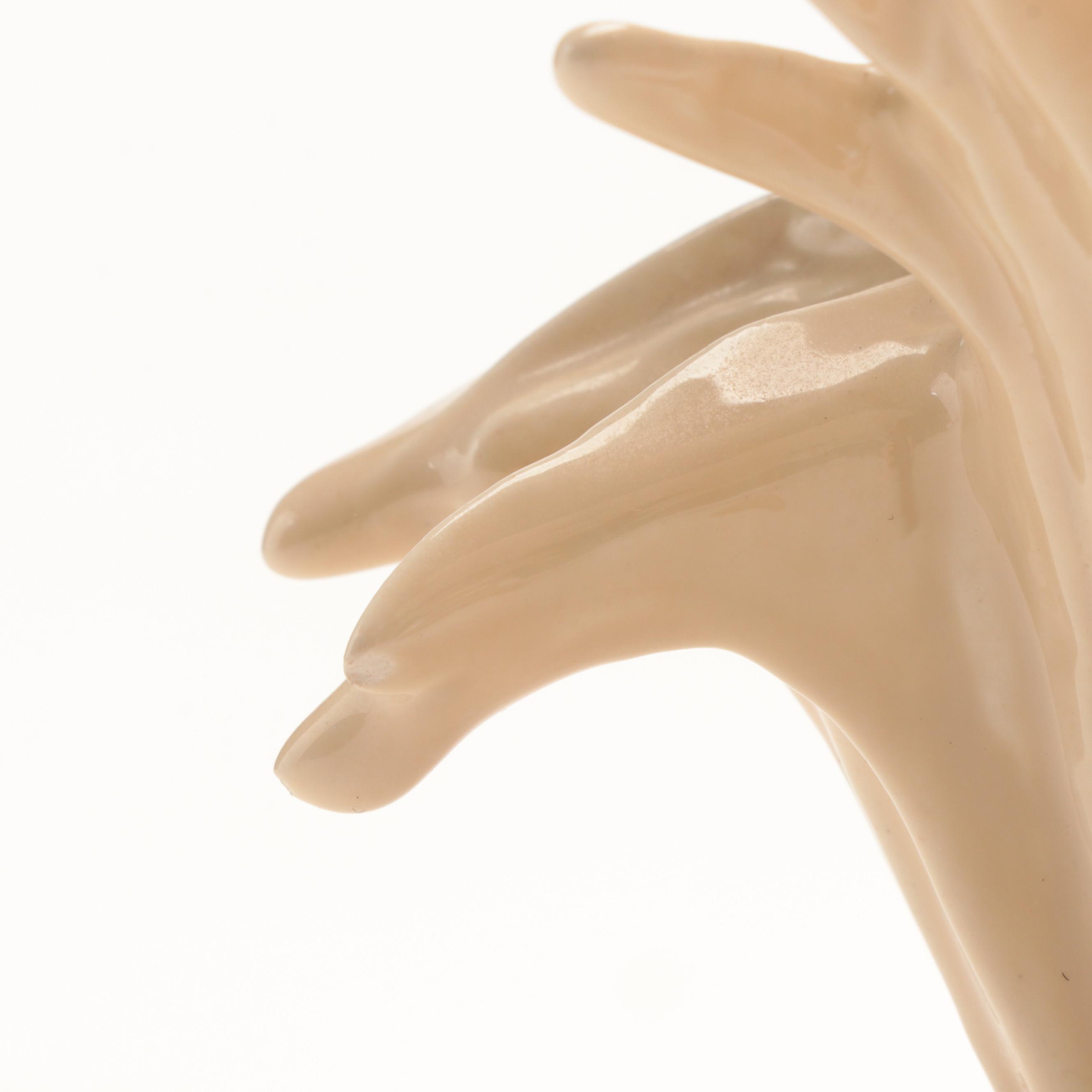 Glazed Ceramic Flying Geese Figurines, Mid to Late 20th Century