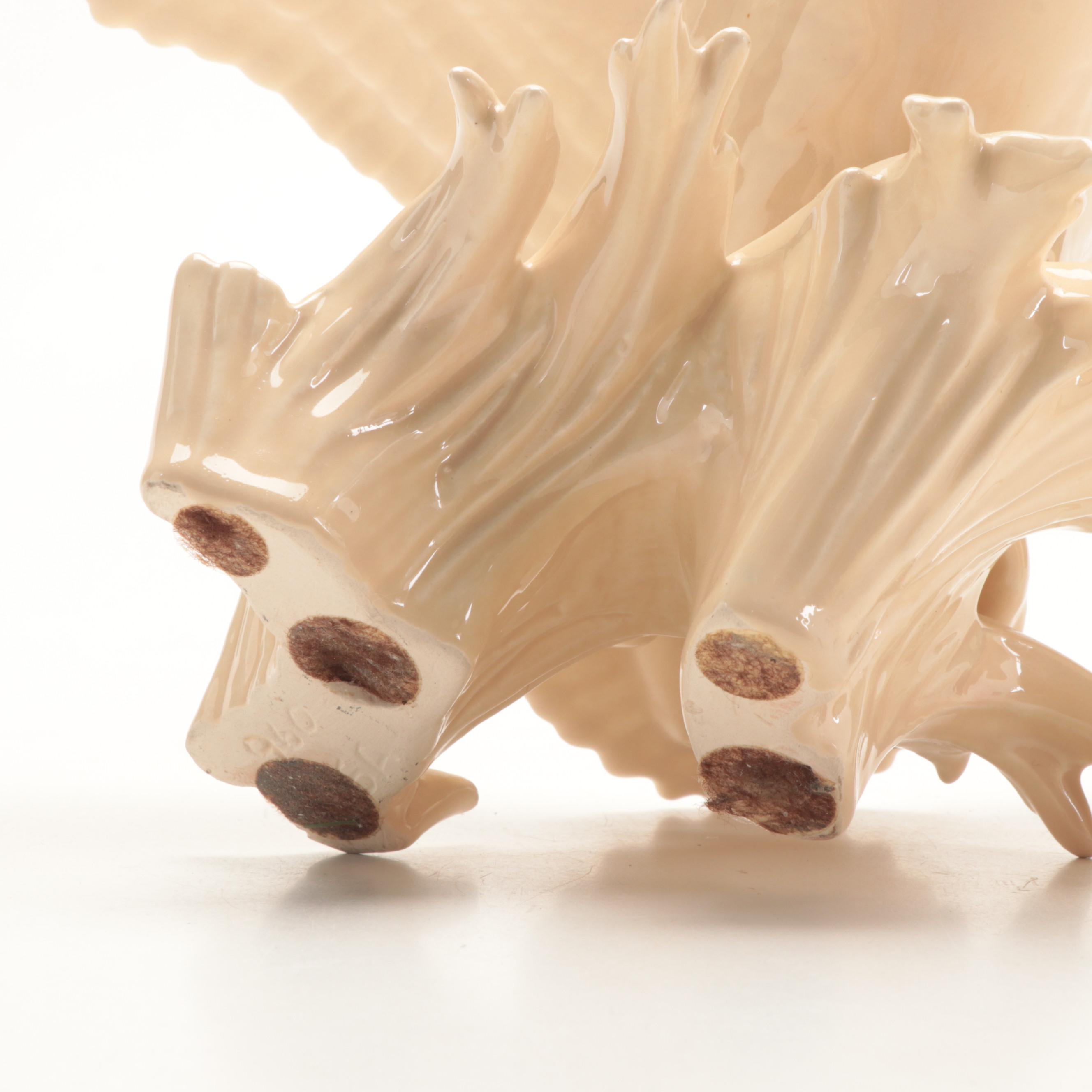 Glazed Ceramic Flying Geese Figurines, Mid to Late 20th Century