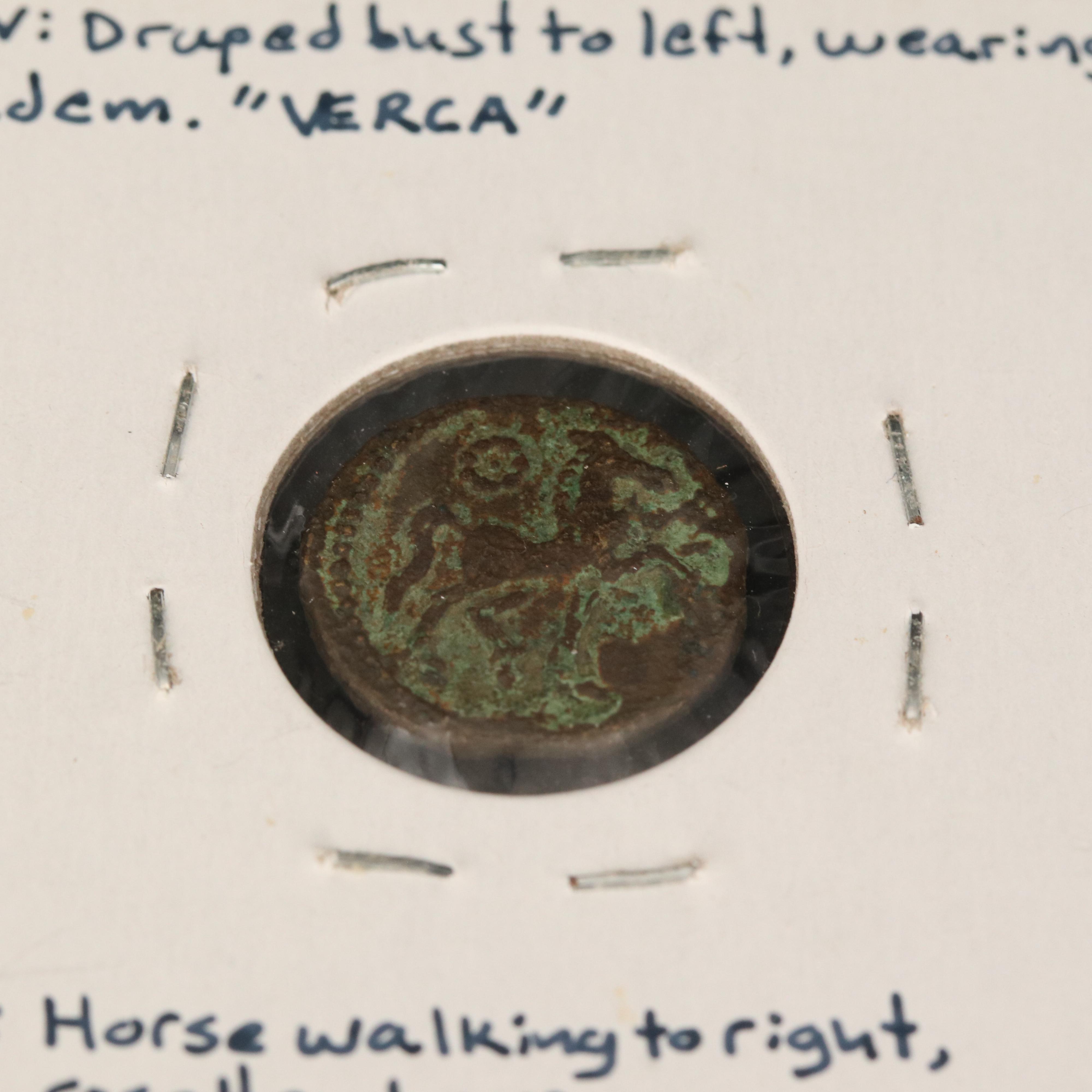 Four Ancient Celtic Gaul Coins, ca. 50 BC