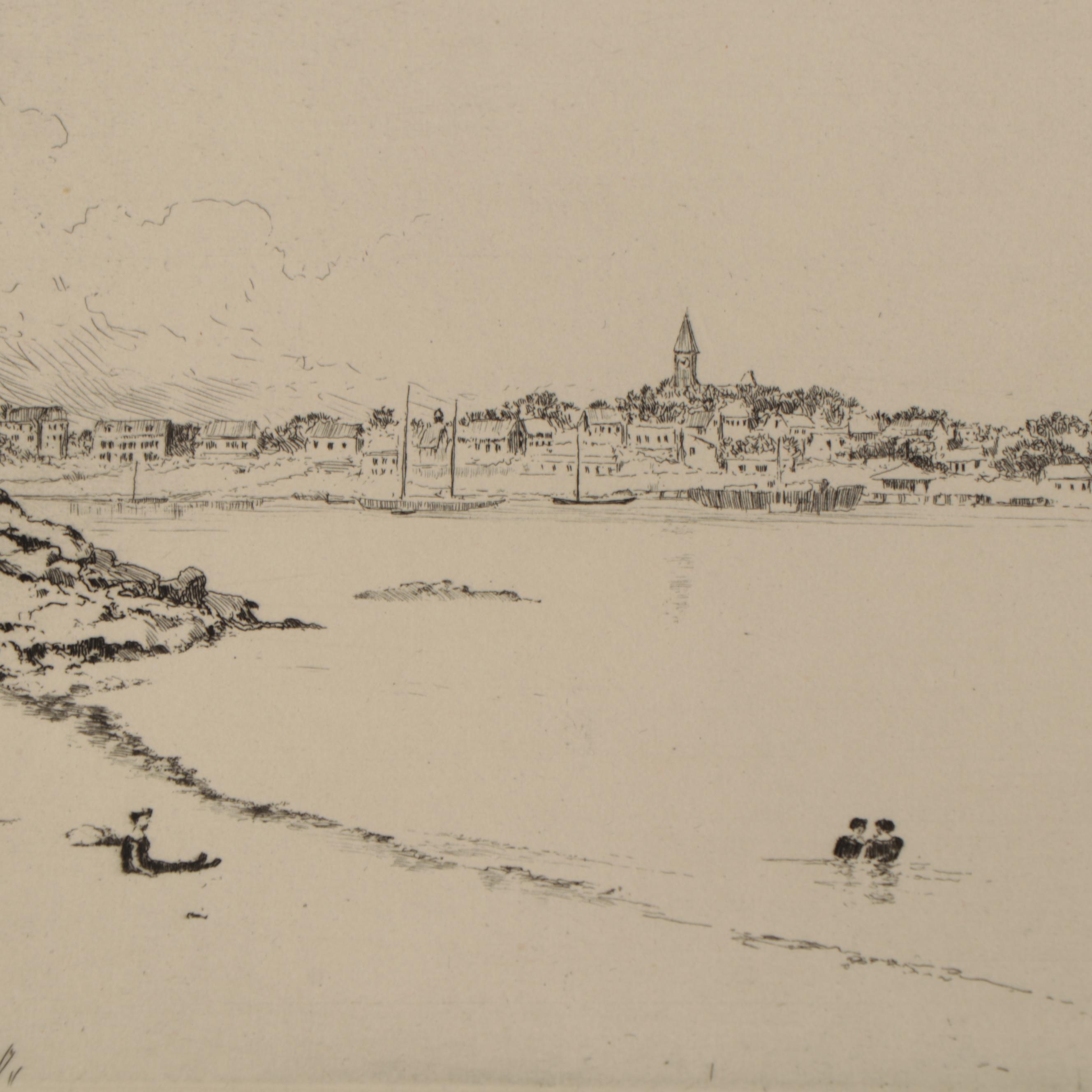 Lee Sturges Residential Landscape Etchings, Circa 1920