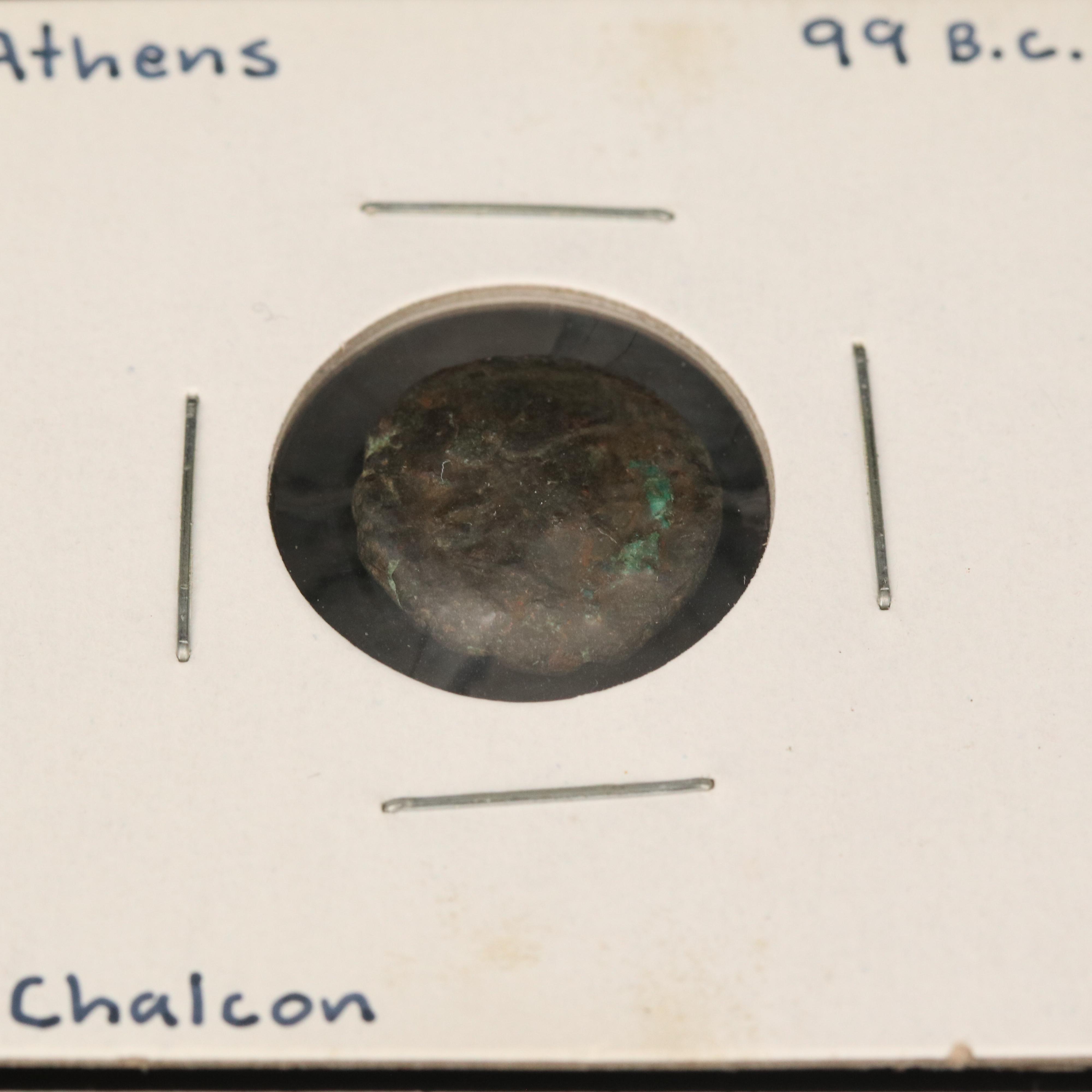 Four Ancient Greek Bronze Coins