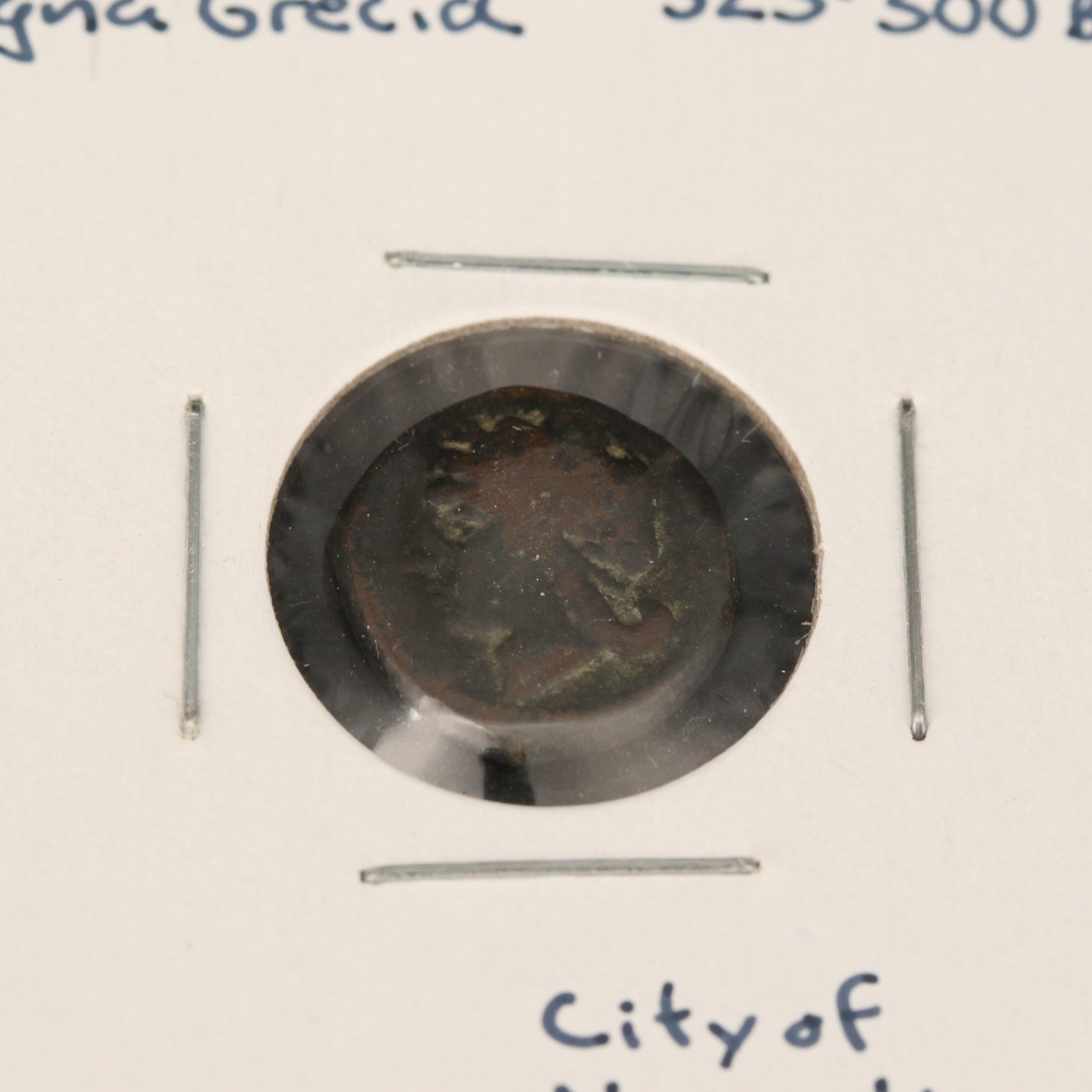 Four Ancient Greek Bronze Coins