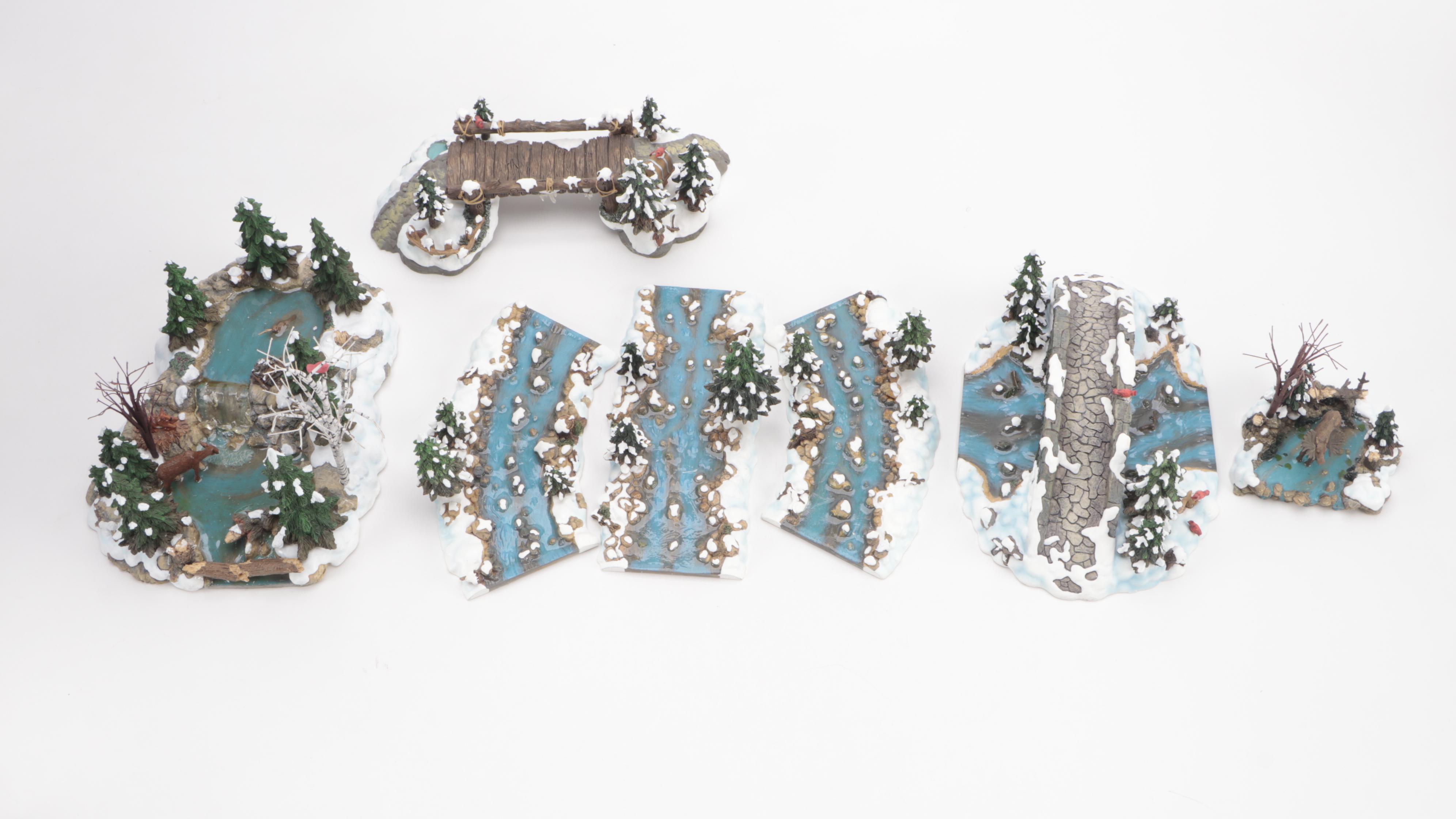 Department 56 Mill Creek Christmas Village Pieces and Figures