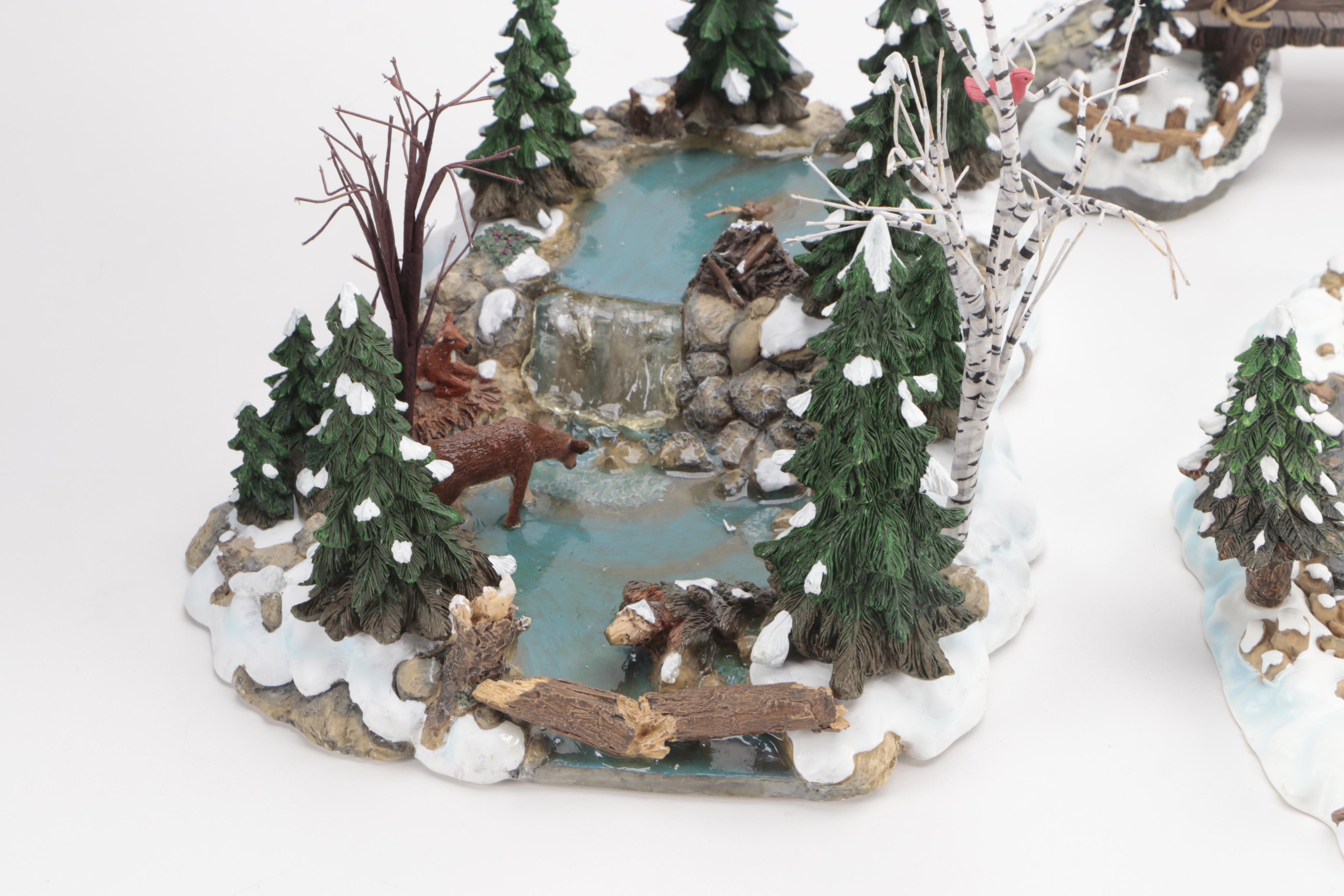 Department 56 Mill Creek Christmas Village Pieces and Figures
