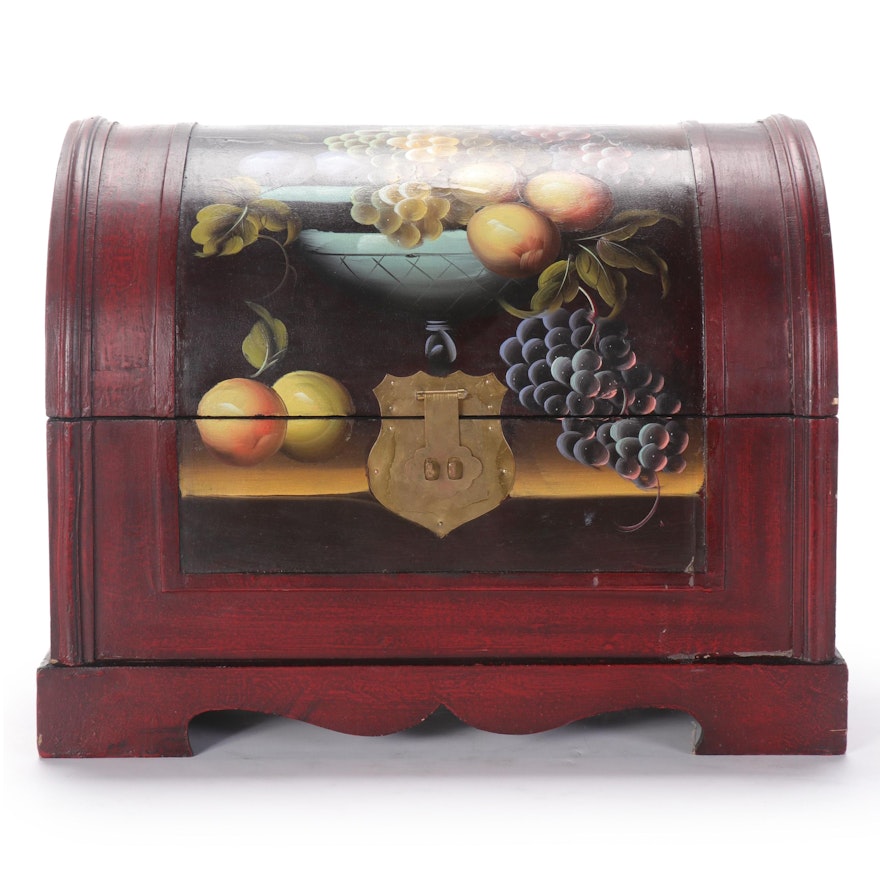 Painted Decorative Storage Box