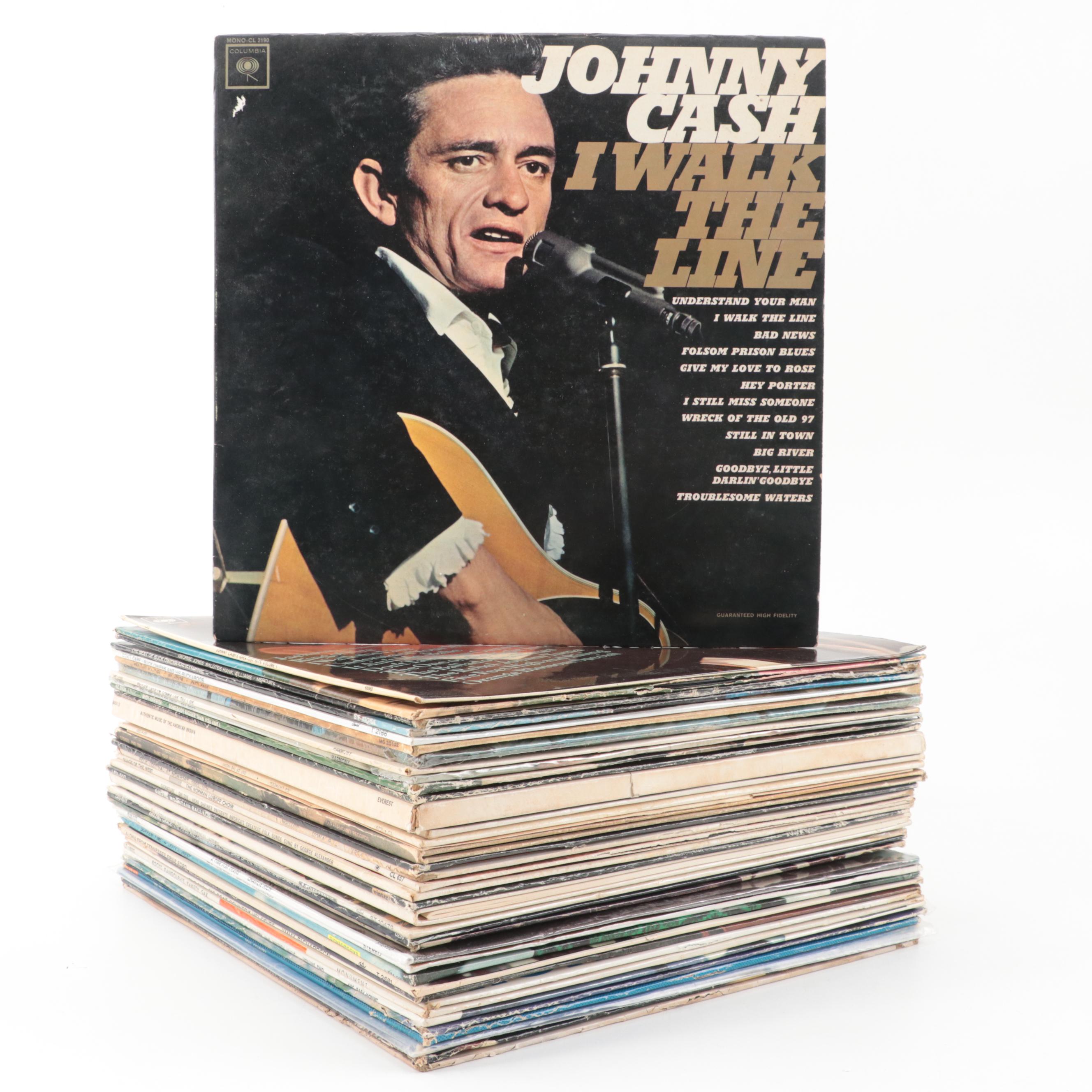 Johnny Cash, Hank Williams, George Jones, Buck Owens and More Country Records