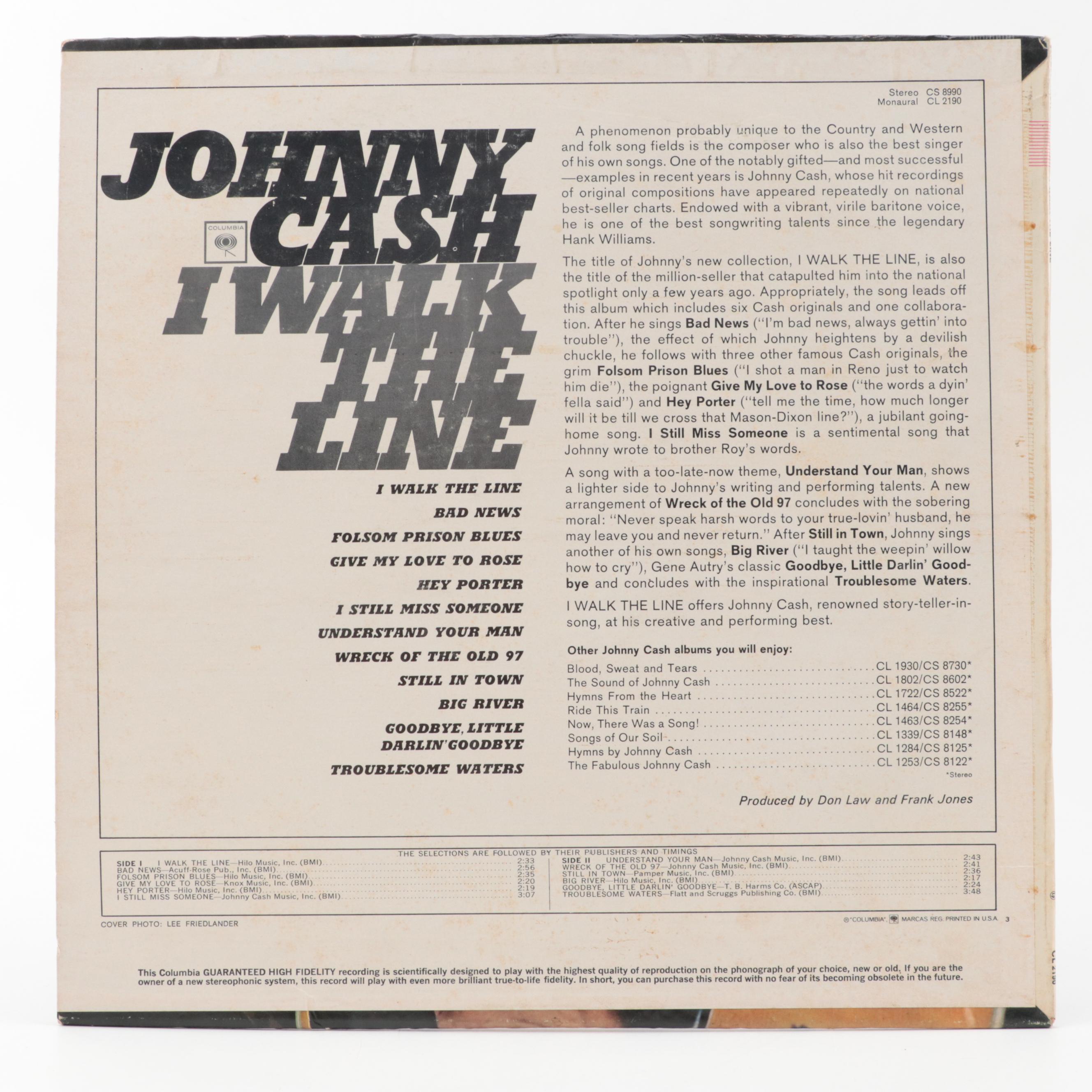 Johnny Cash, Hank Williams, George Jones, Buck Owens and More Country Records