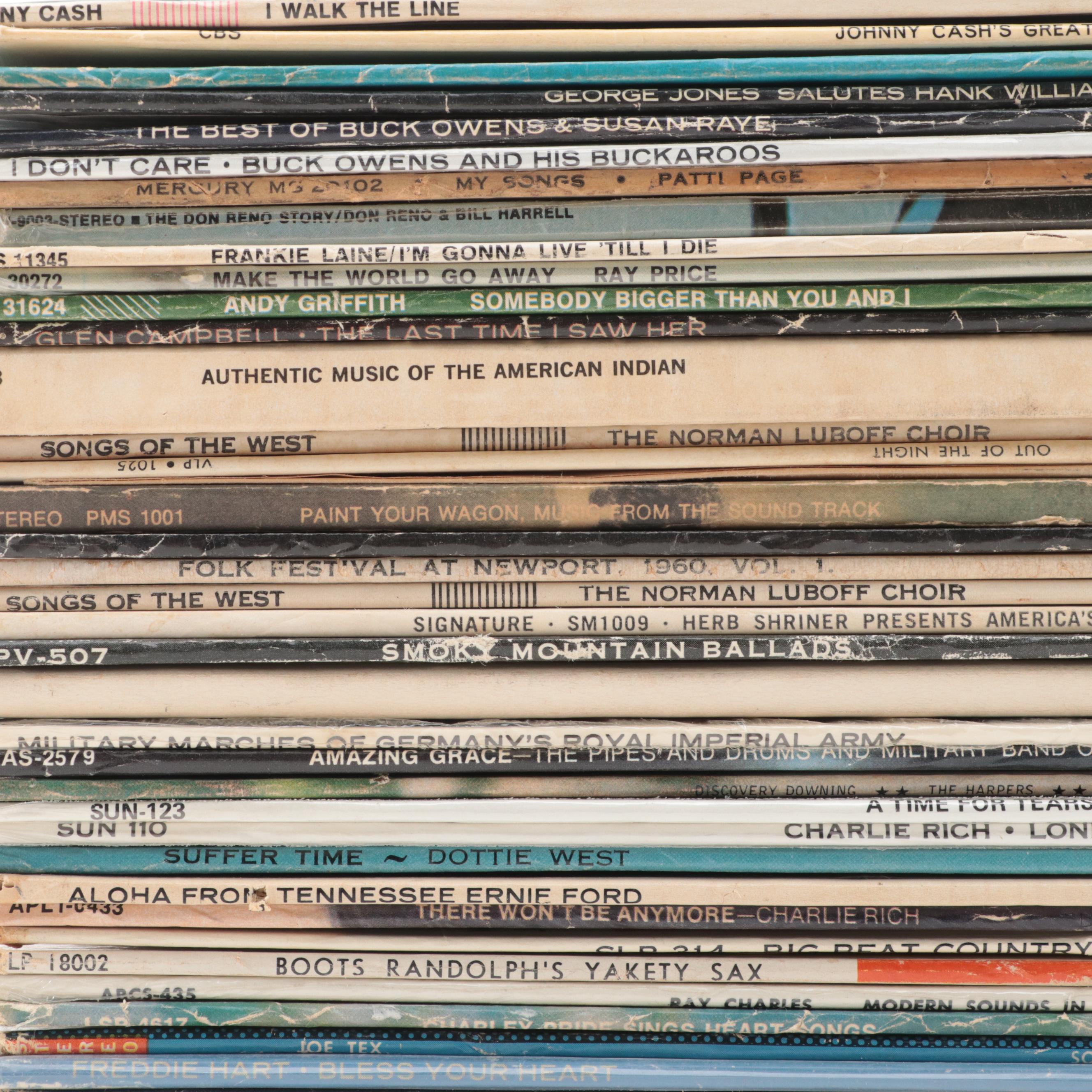 Johnny Cash, Hank Williams, George Jones, Buck Owens and More Country Records