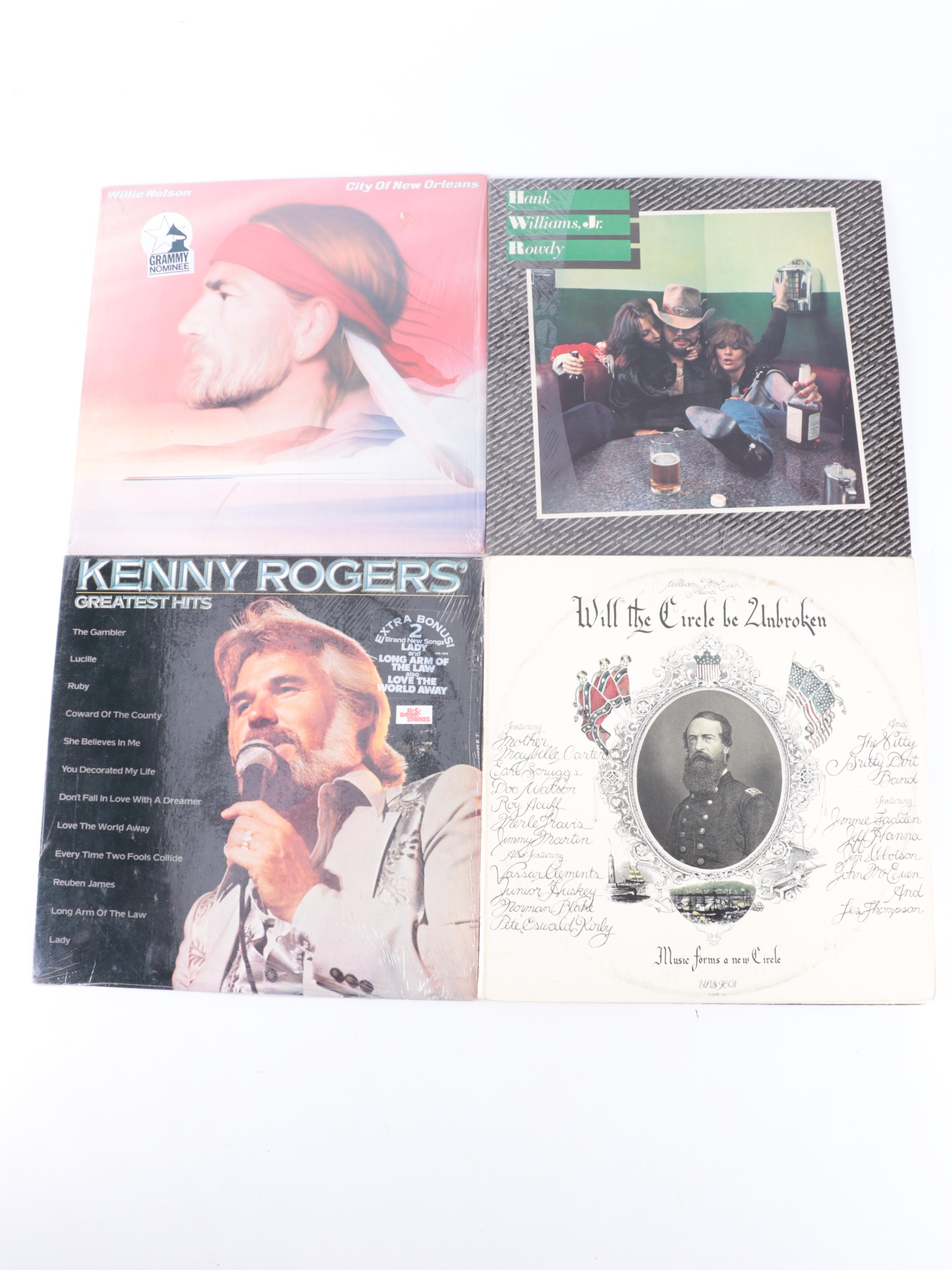 Waylon Jennings, Willie Nelson, Hank Williams Jr., Elvis, More Country Records