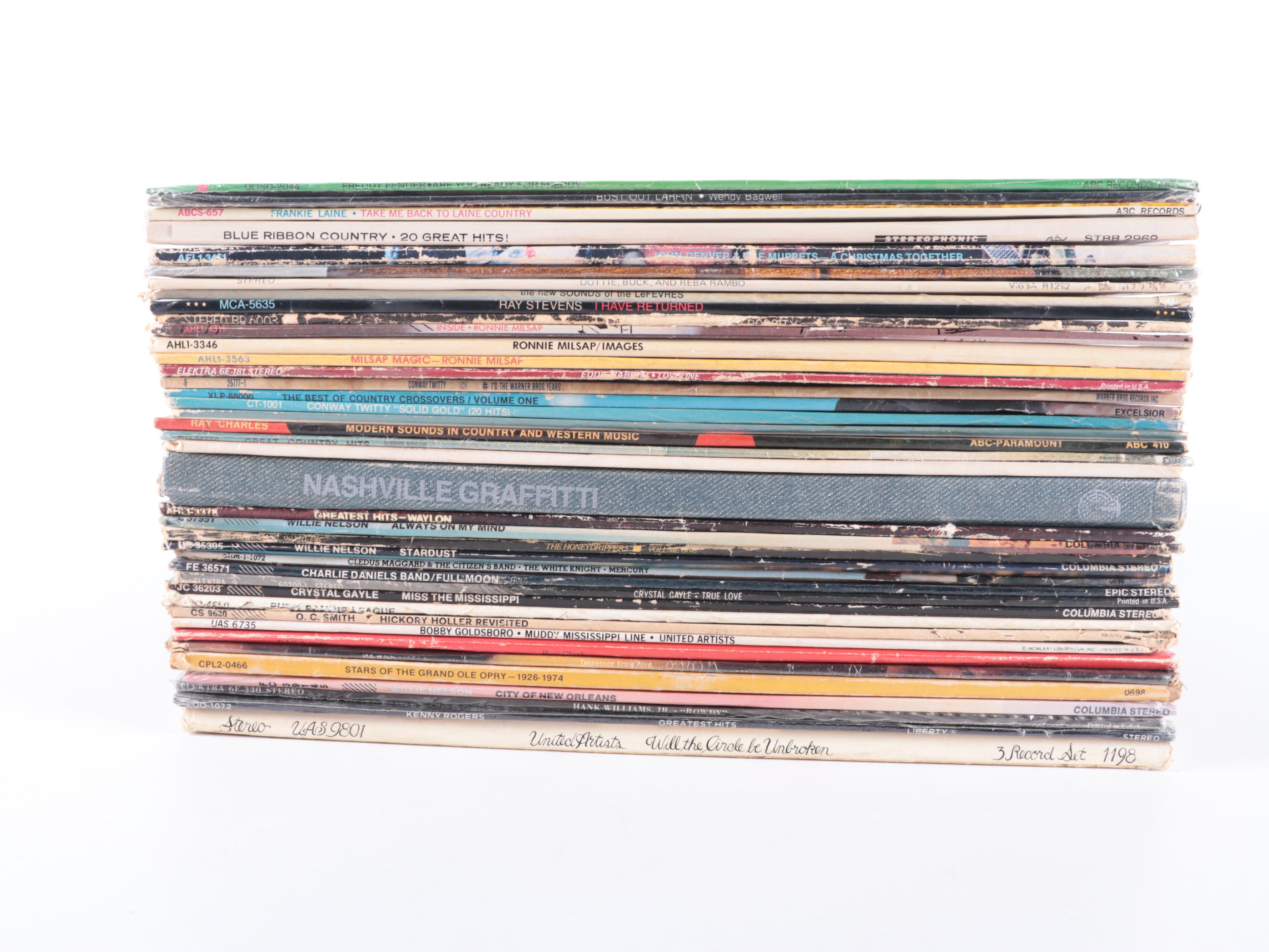 Waylon Jennings, Willie Nelson, Hank Williams Jr., Elvis, More Country Records