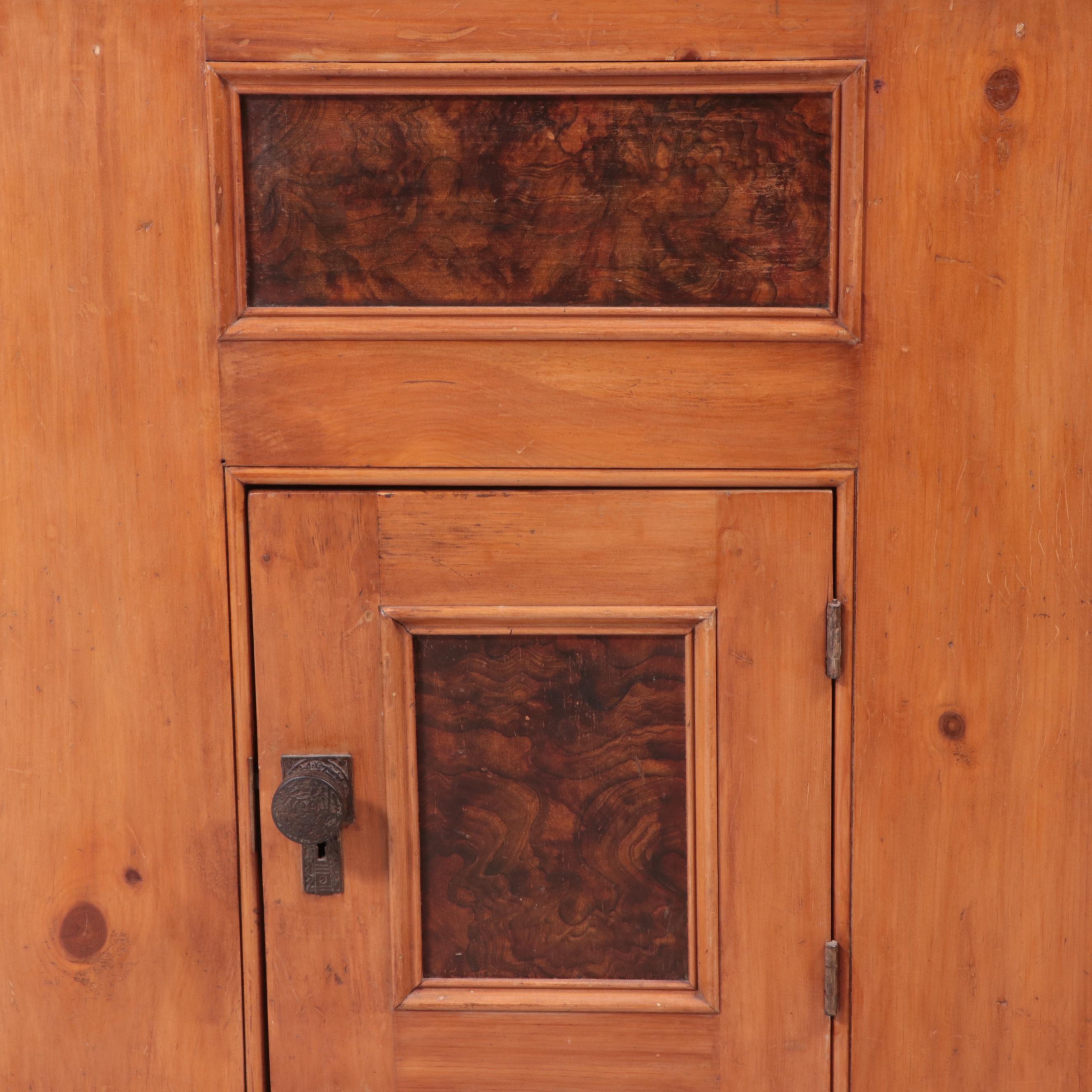 D. Eddy & Son "Eddy Refrigerator" Poplar Ice Box Cabinet, Late 19th Century