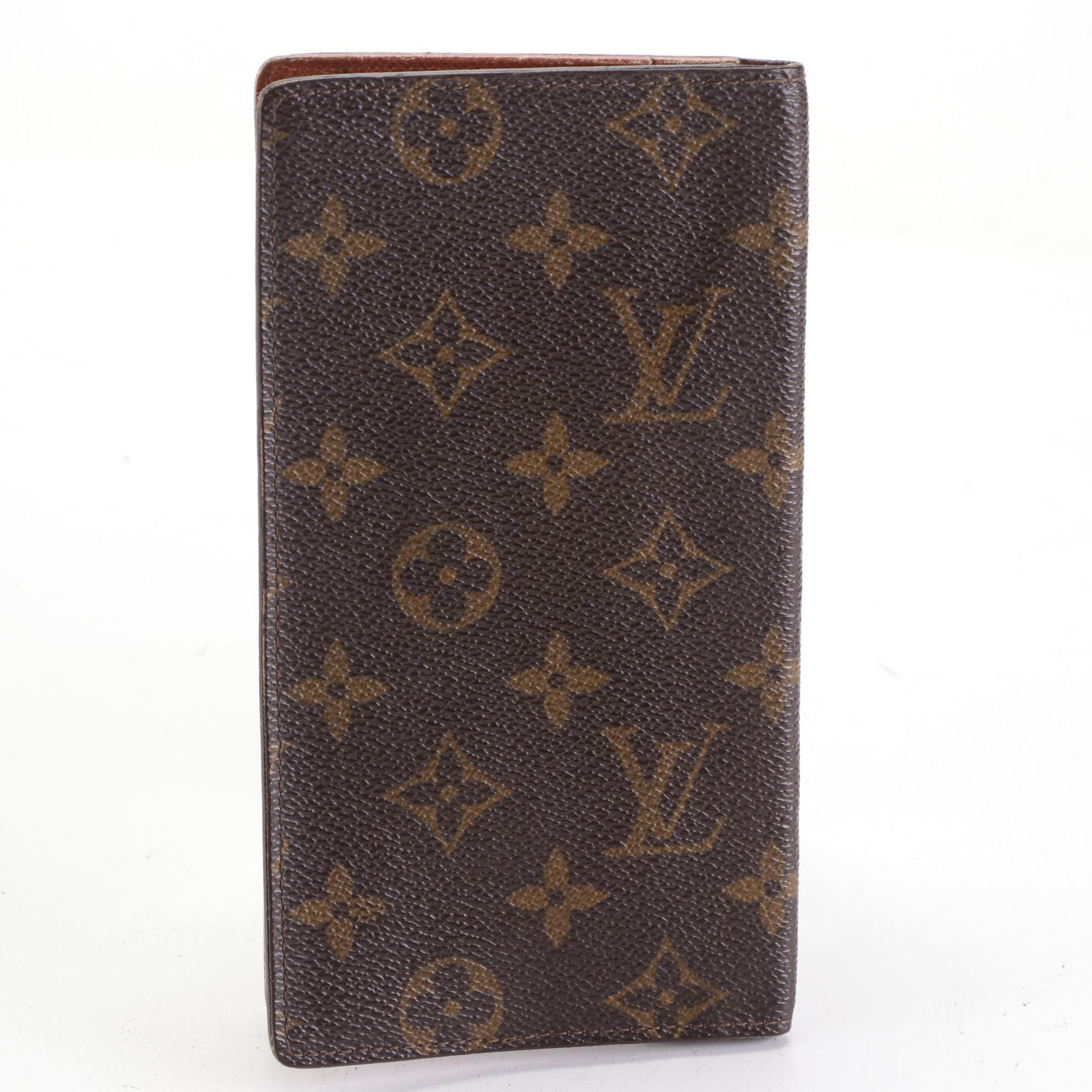 Louis Vuitton Vertical Long Wallet in Monogram Canvas