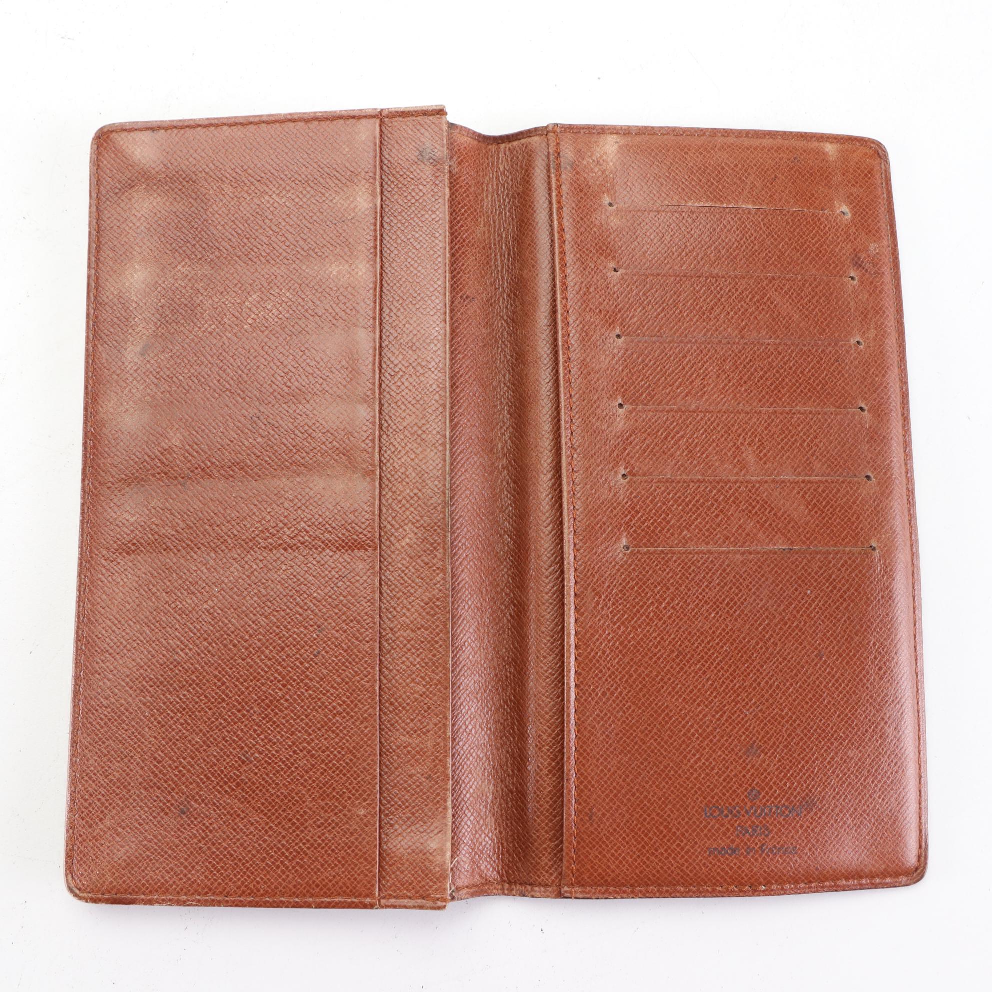 Louis Vuitton Vertical Long Wallet in Monogram Canvas