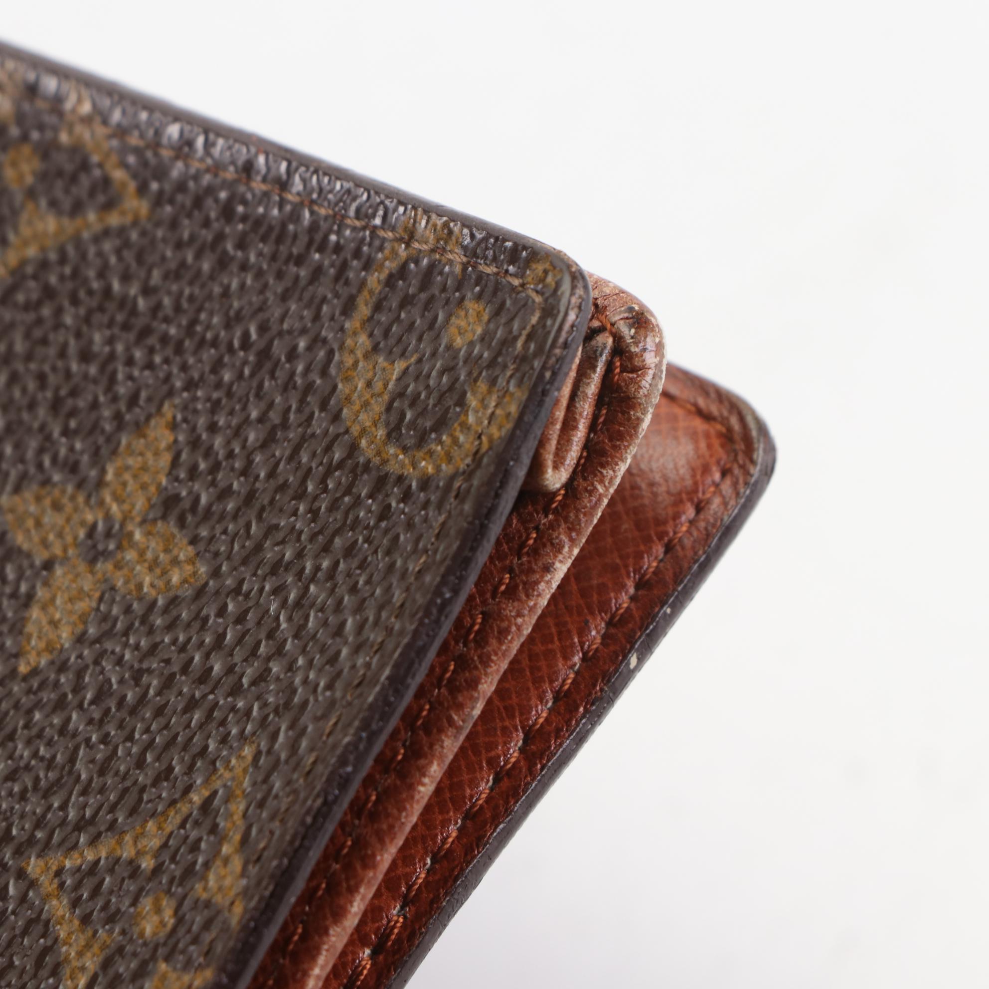 Louis Vuitton Vertical Long Wallet in Monogram Canvas
