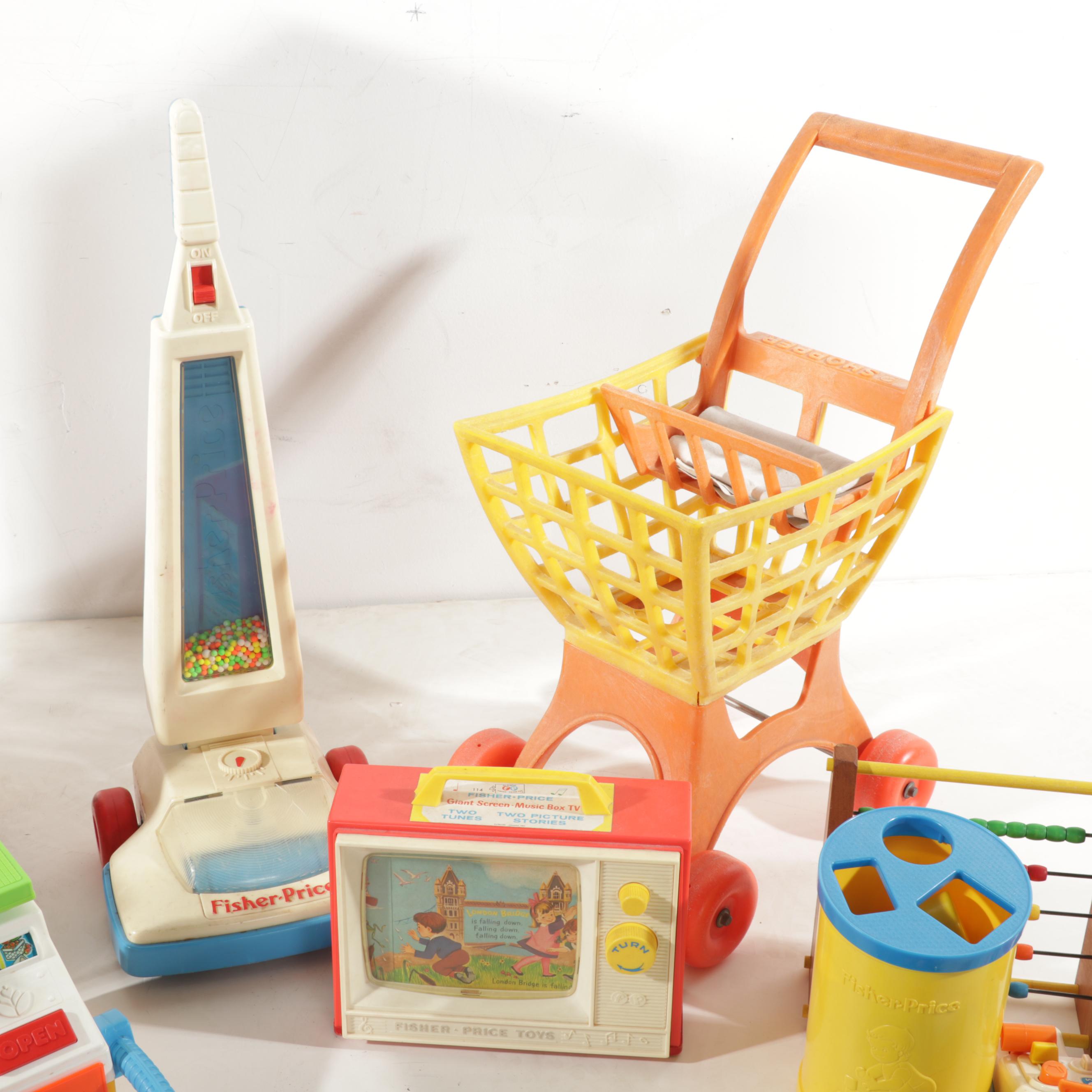 Fisher-Price Shopper and Record Player with Tyco Snack Shop and More