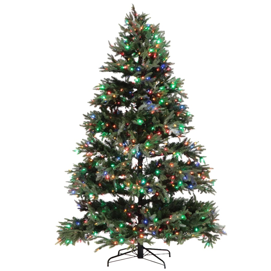 Balsam Hill "Real Simple" Multi-Color Pre-Lit Fraser Fir Christmas Tree