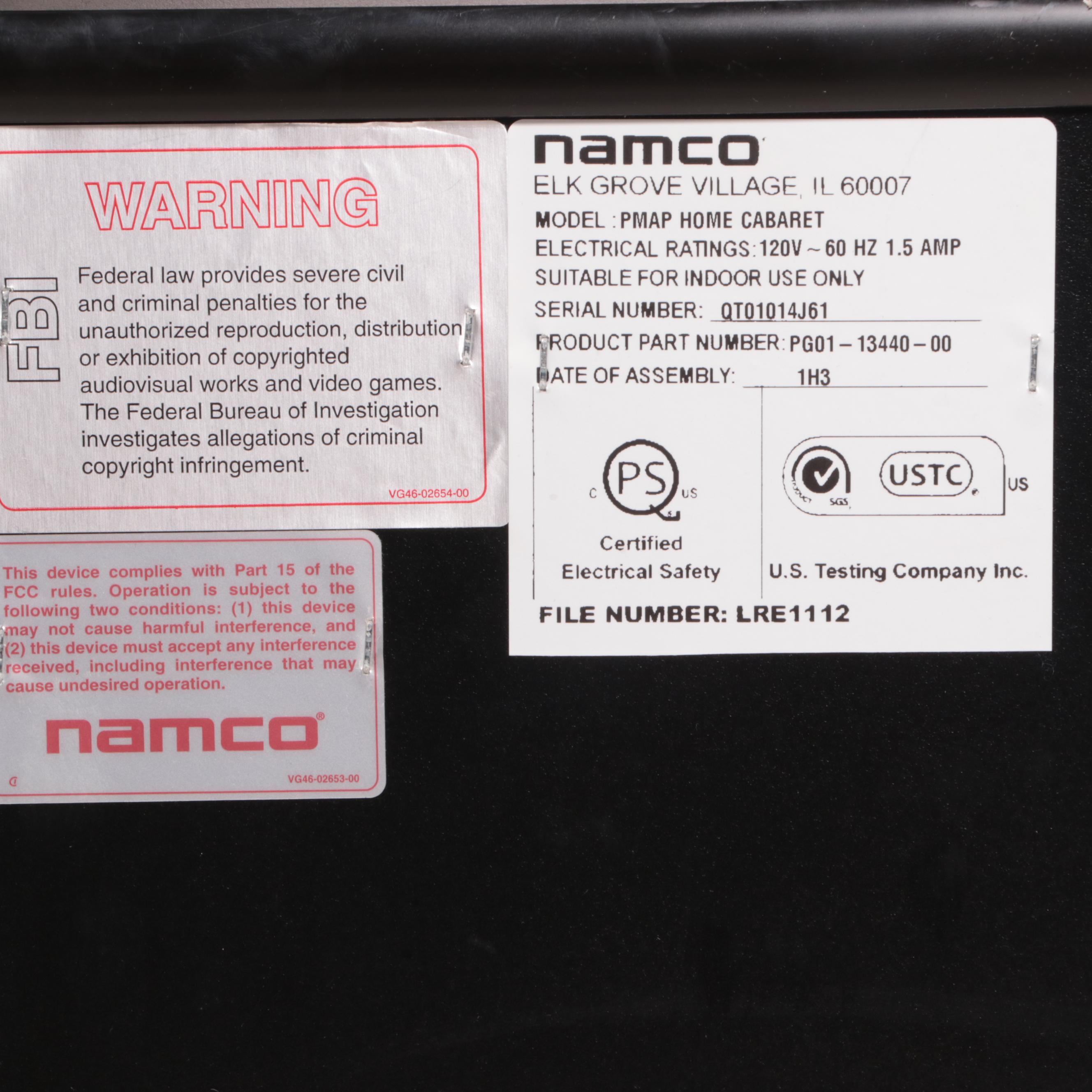 Namco Pac-Man's Arcade Party Video Arcade Game