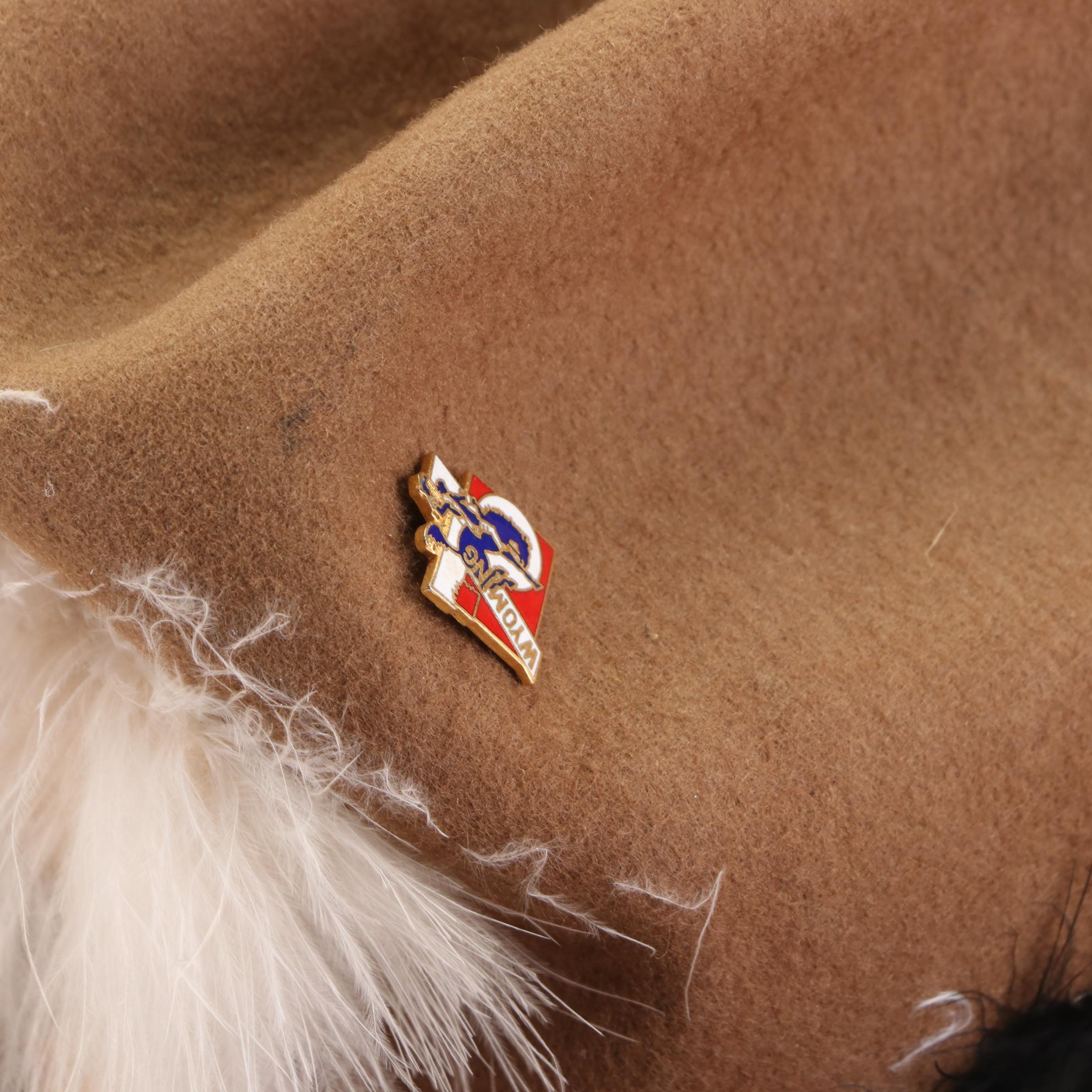 Bailey Pinched Front Western Hat and Cattleman Hat with Pins in Wool Felt