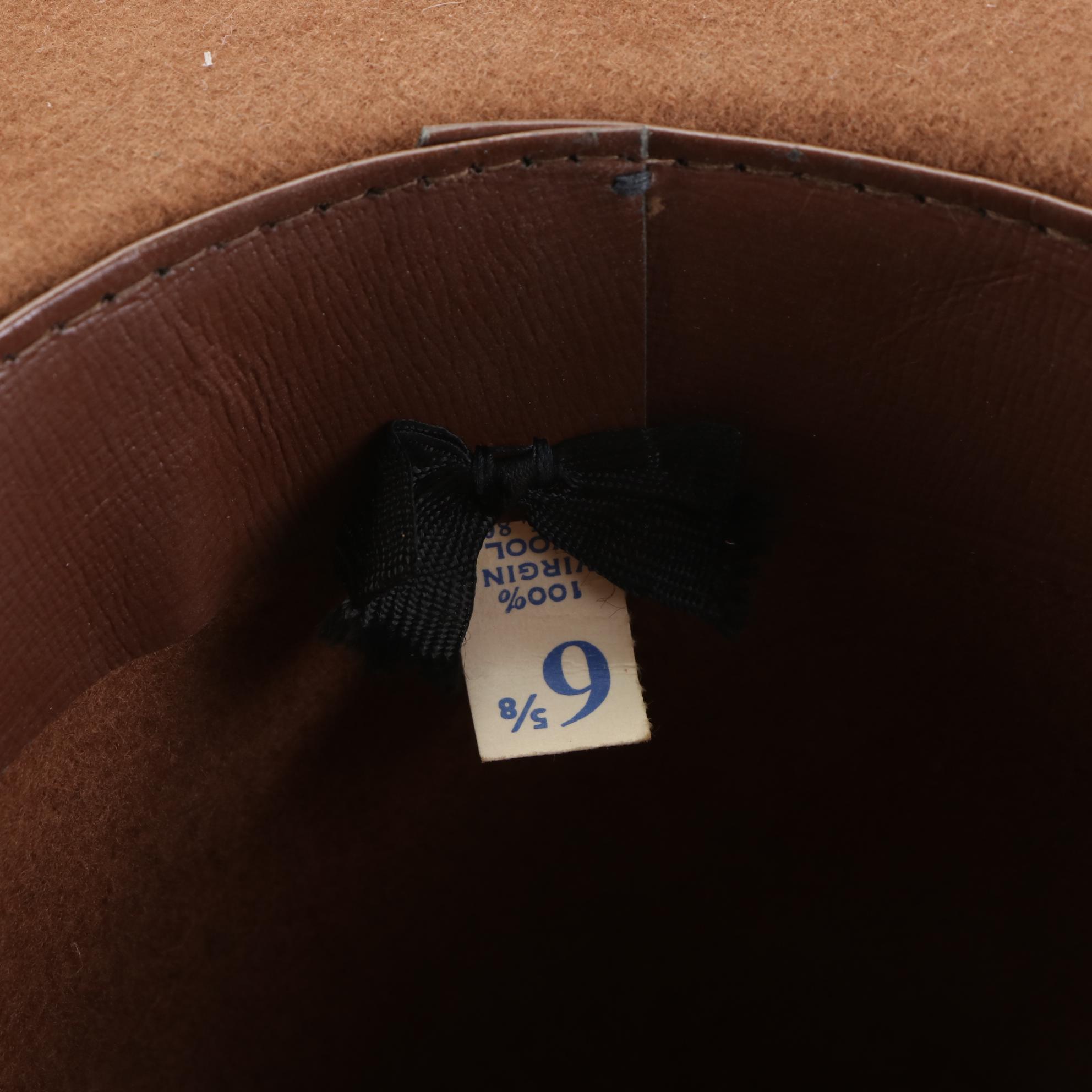 Bailey Pinched Front Western Hat and Cattleman Hat with Pins in Wool Felt