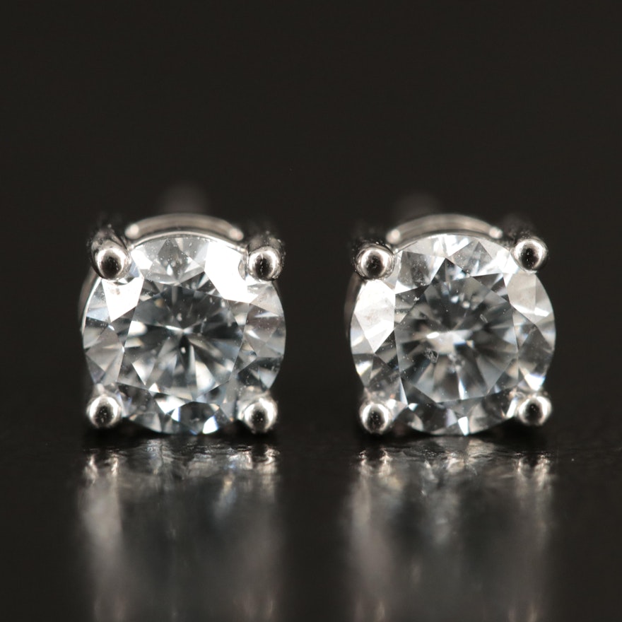 EFFY 14K 1.00 CTW Lab Grown Diamond Stud Earrings