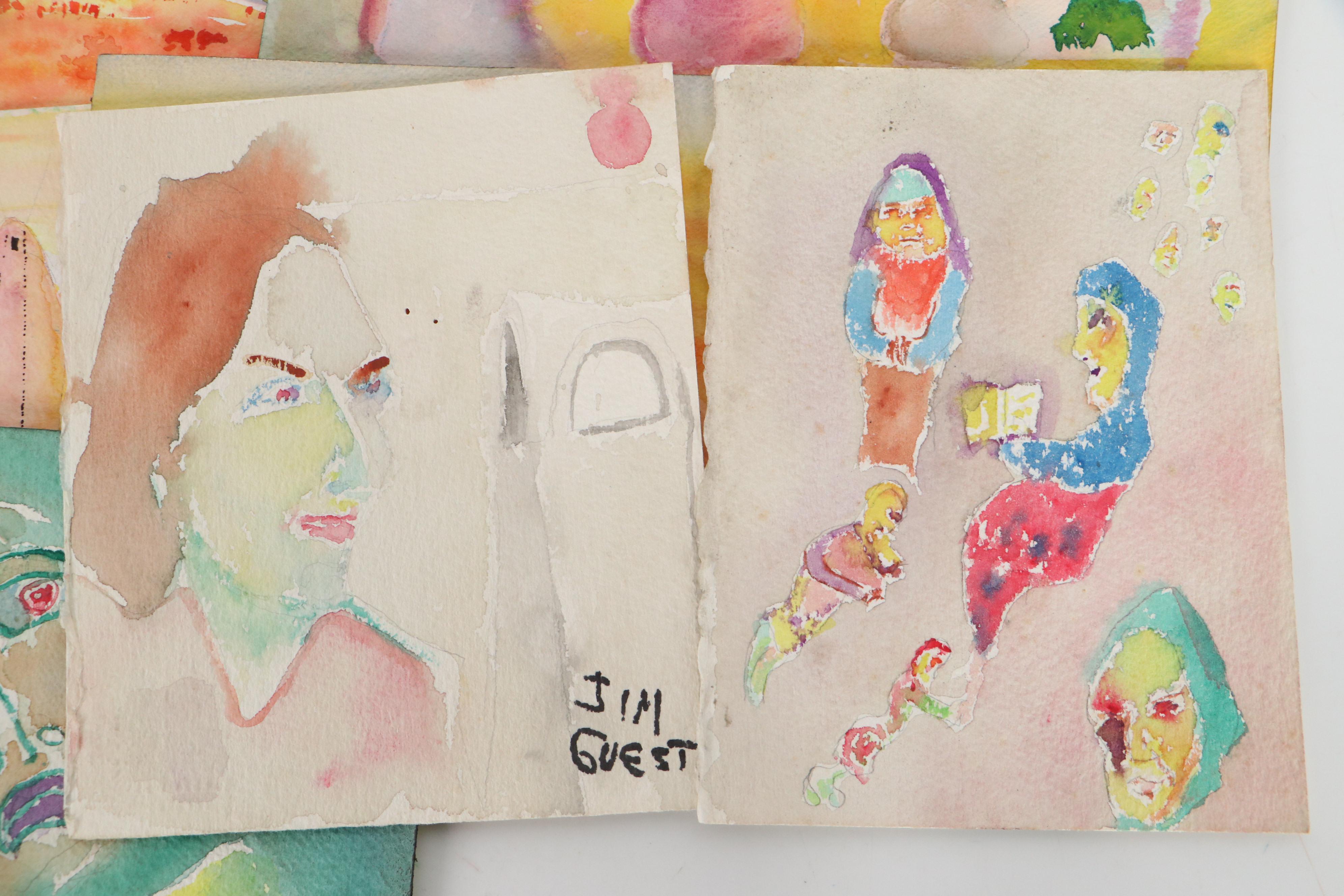 Jim Guest Figurative and Landscape Watercolor Paintings