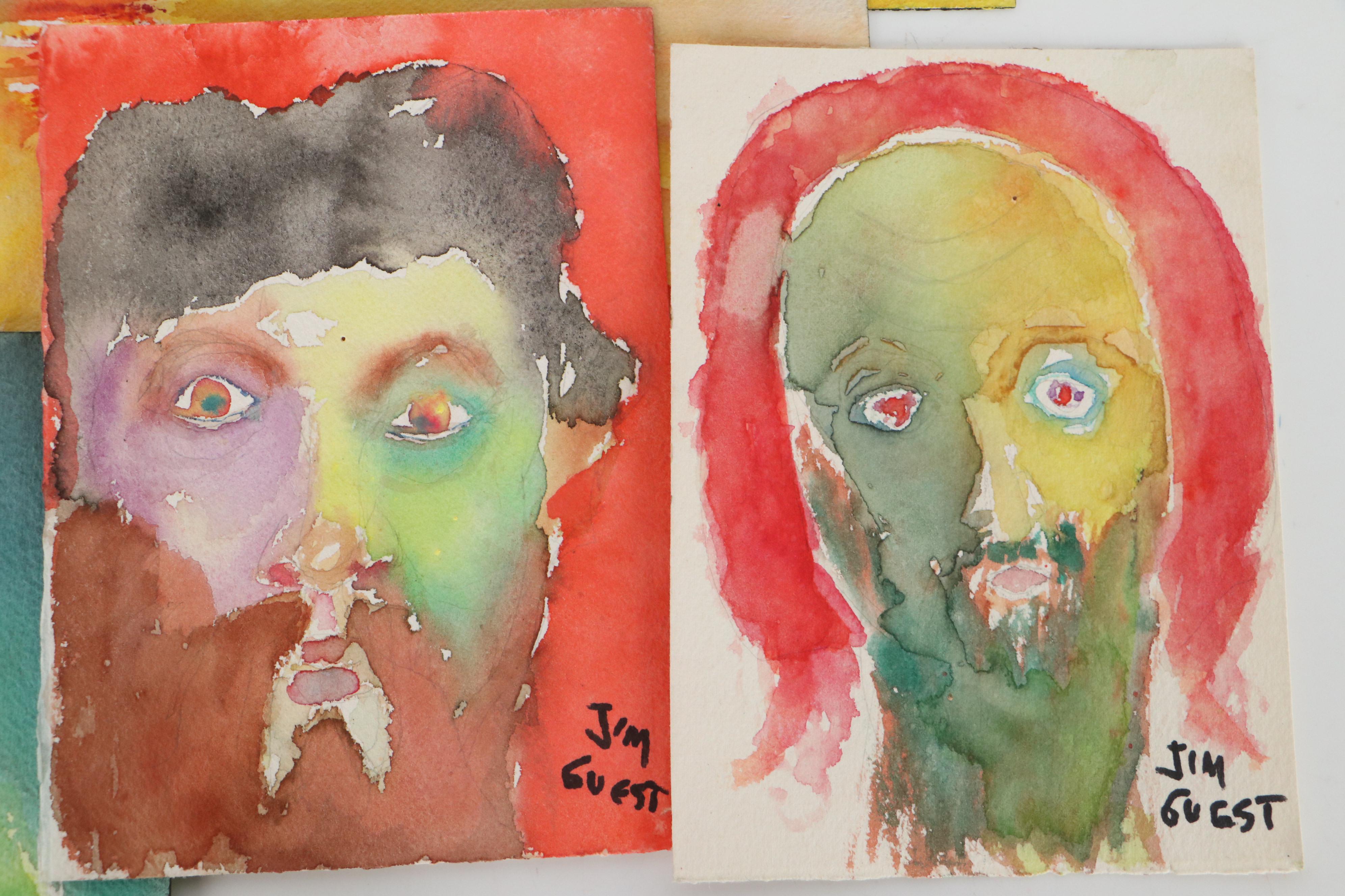 Jim Guest Figurative and Landscape Watercolor Paintings