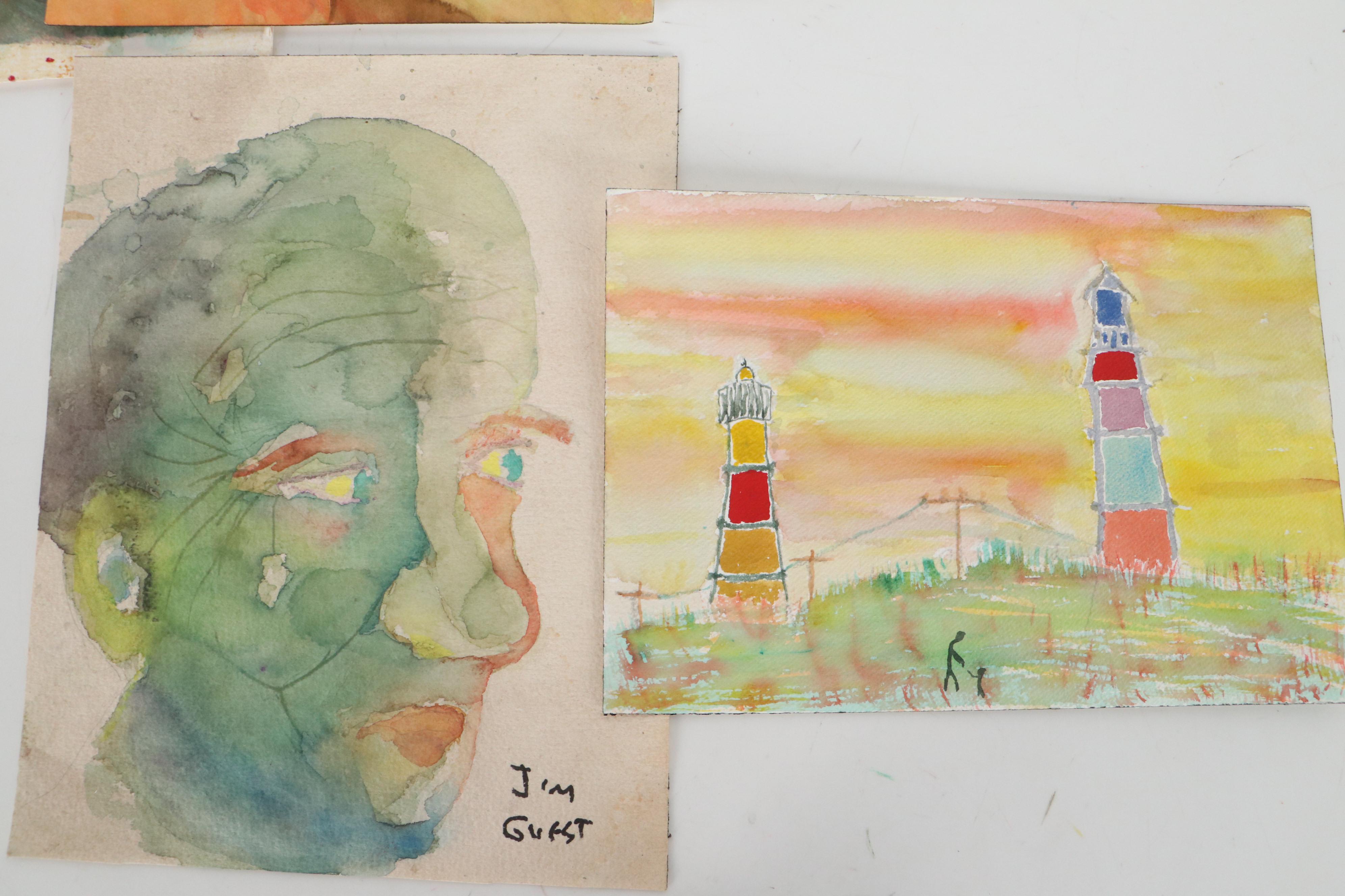 Jim Guest Figurative and Landscape Watercolor Paintings