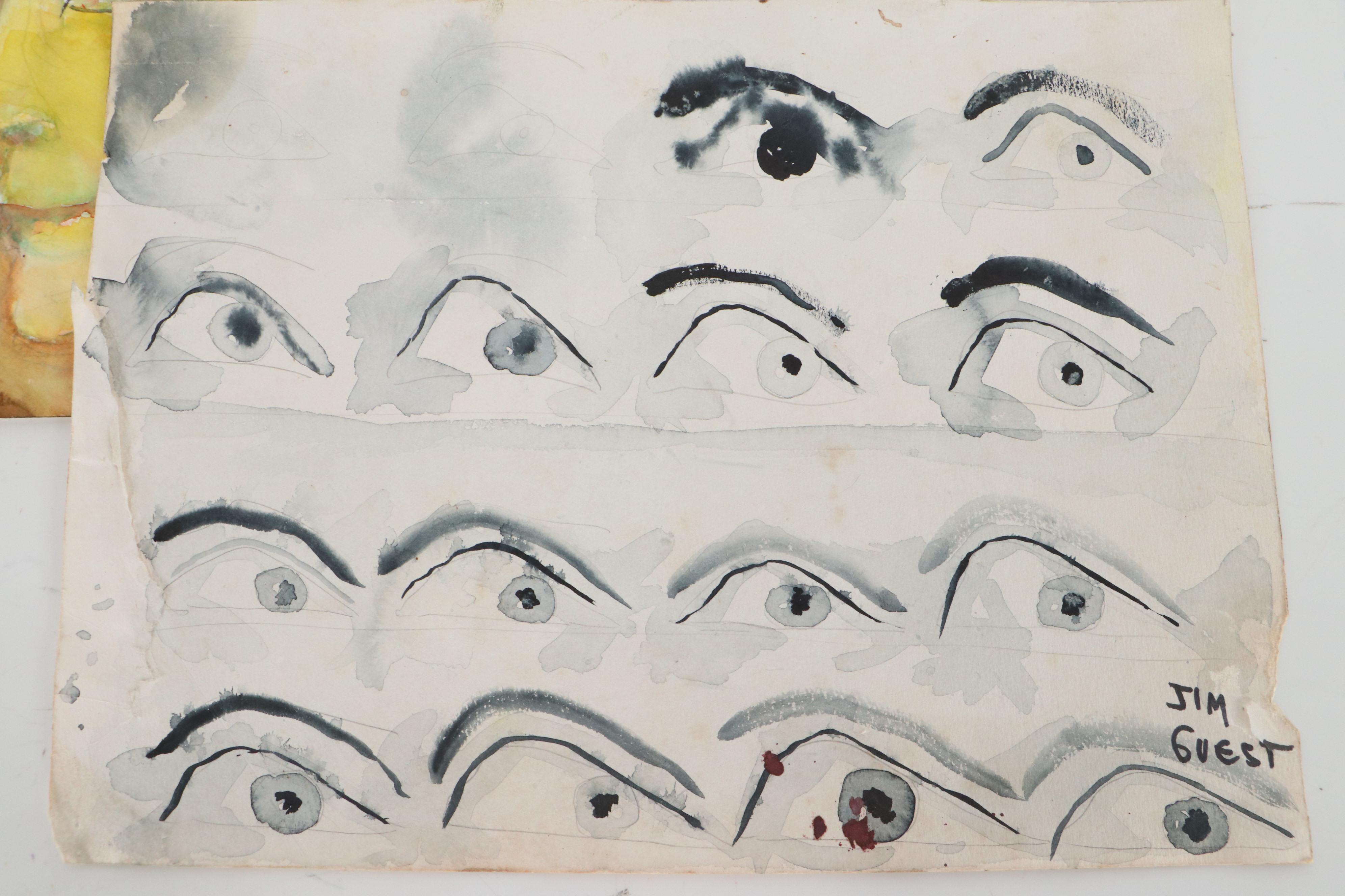 Jim Guest Figurative and Landscape Watercolor Paintings