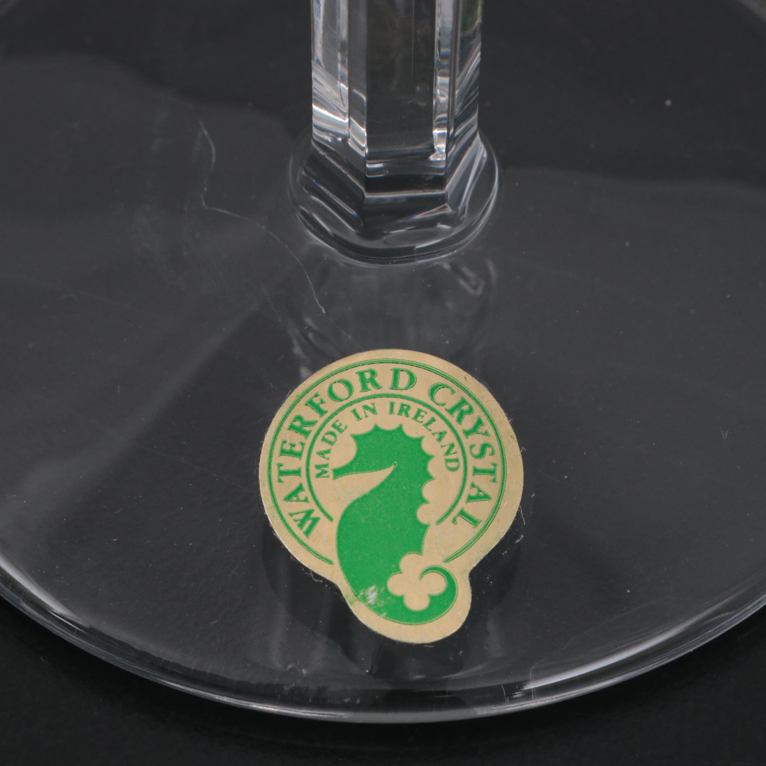 Waterford Crystal "Millennium Series" "Love" Toasting Fluted Champagne Glasses