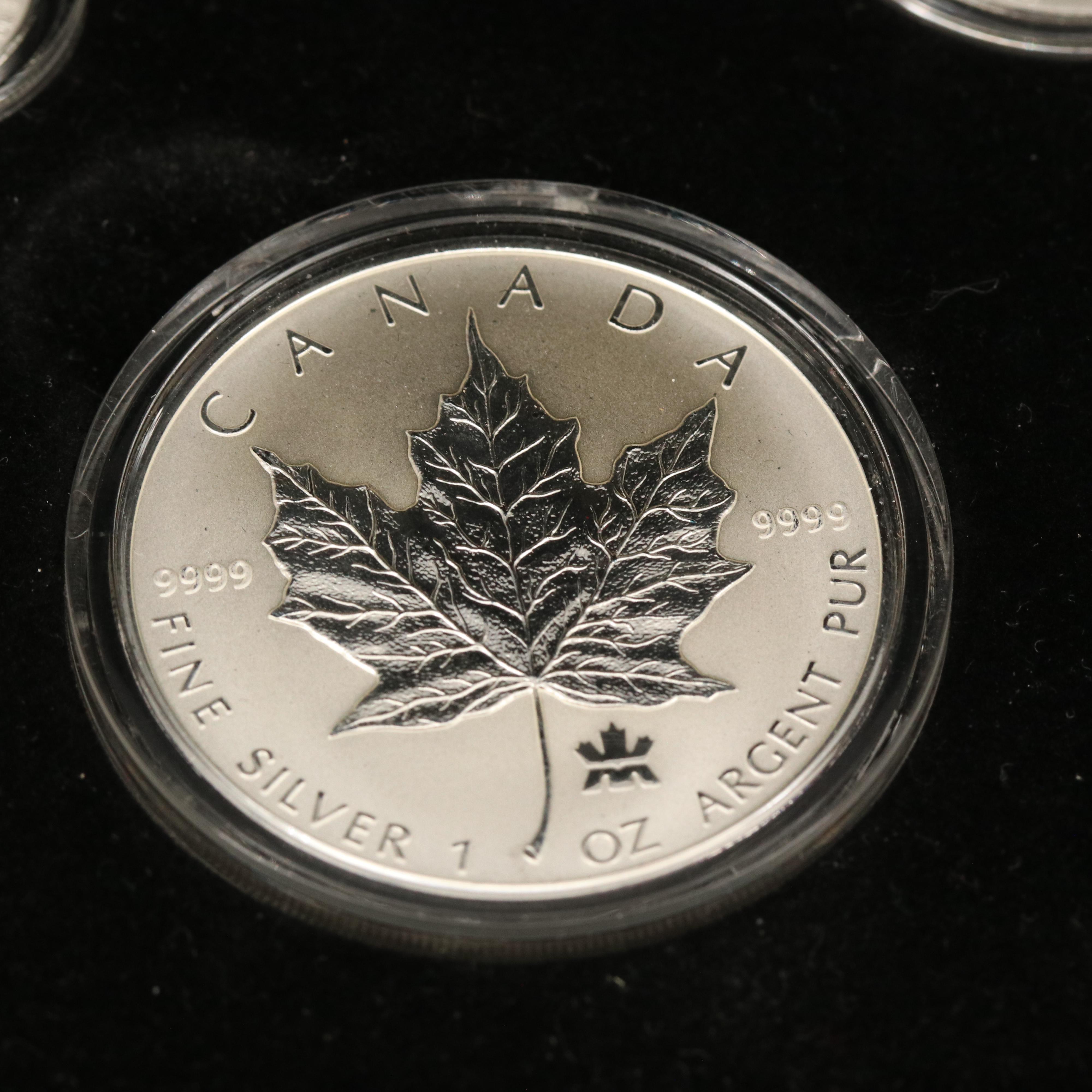 2004 Canada Maple Leaf Privy Mark 5 Piece Reverse Proof Set