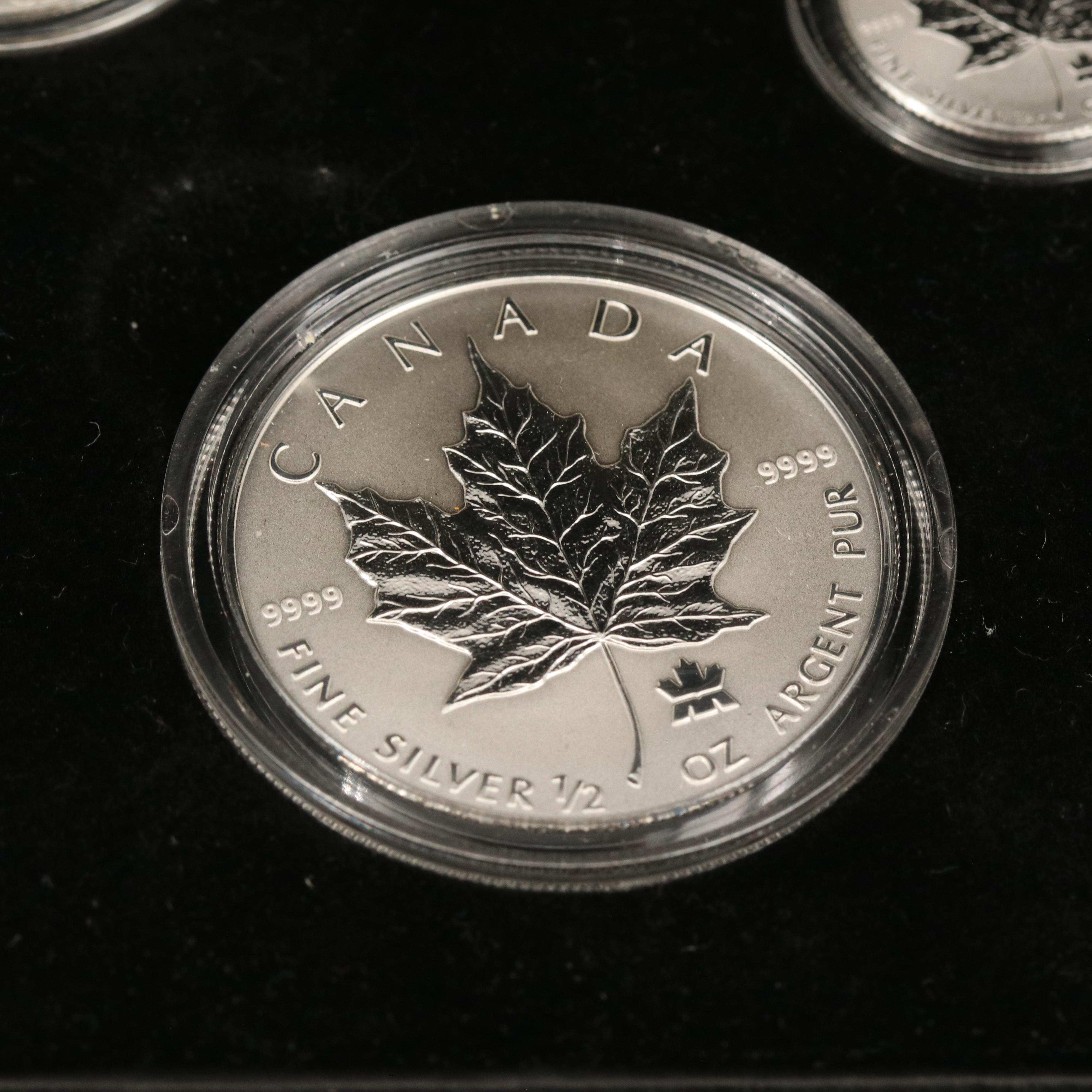 2004 Canada Maple Leaf Privy Mark 5 Piece Reverse Proof Set