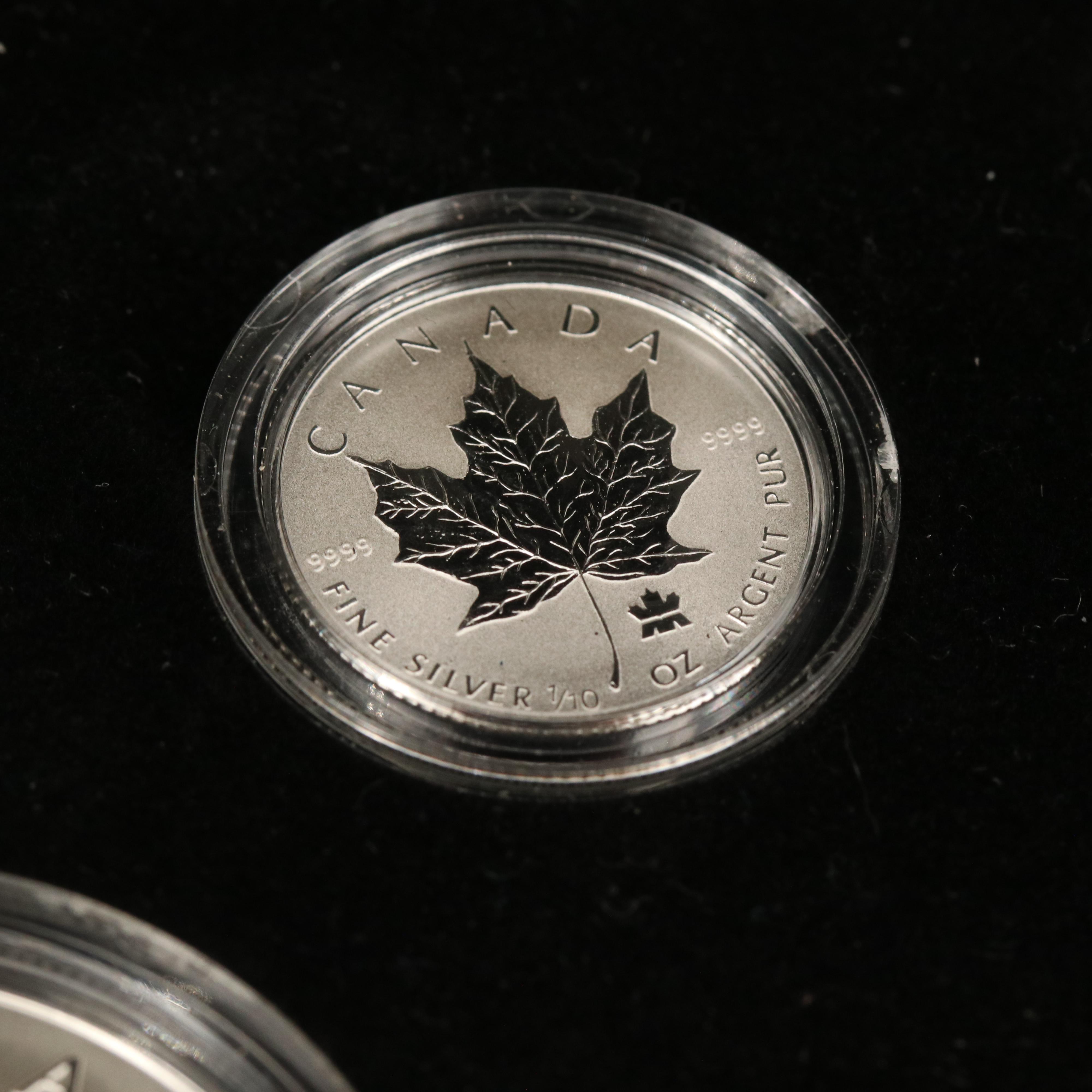 2004 Canada Maple Leaf Privy Mark 5 Piece Reverse Proof Set